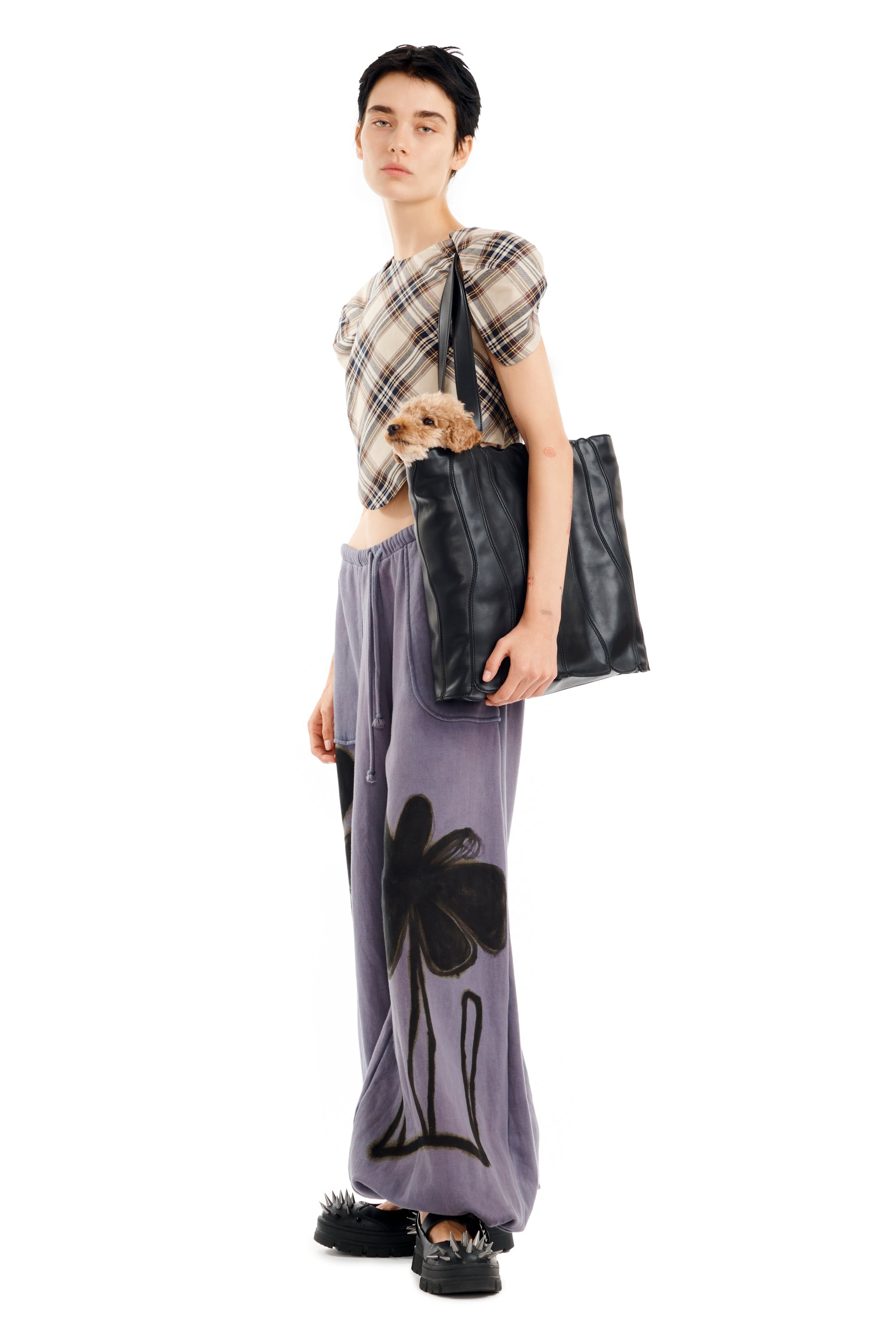 MIDNIGHT FLOWER POT BALLOON SWEATPANT - 3