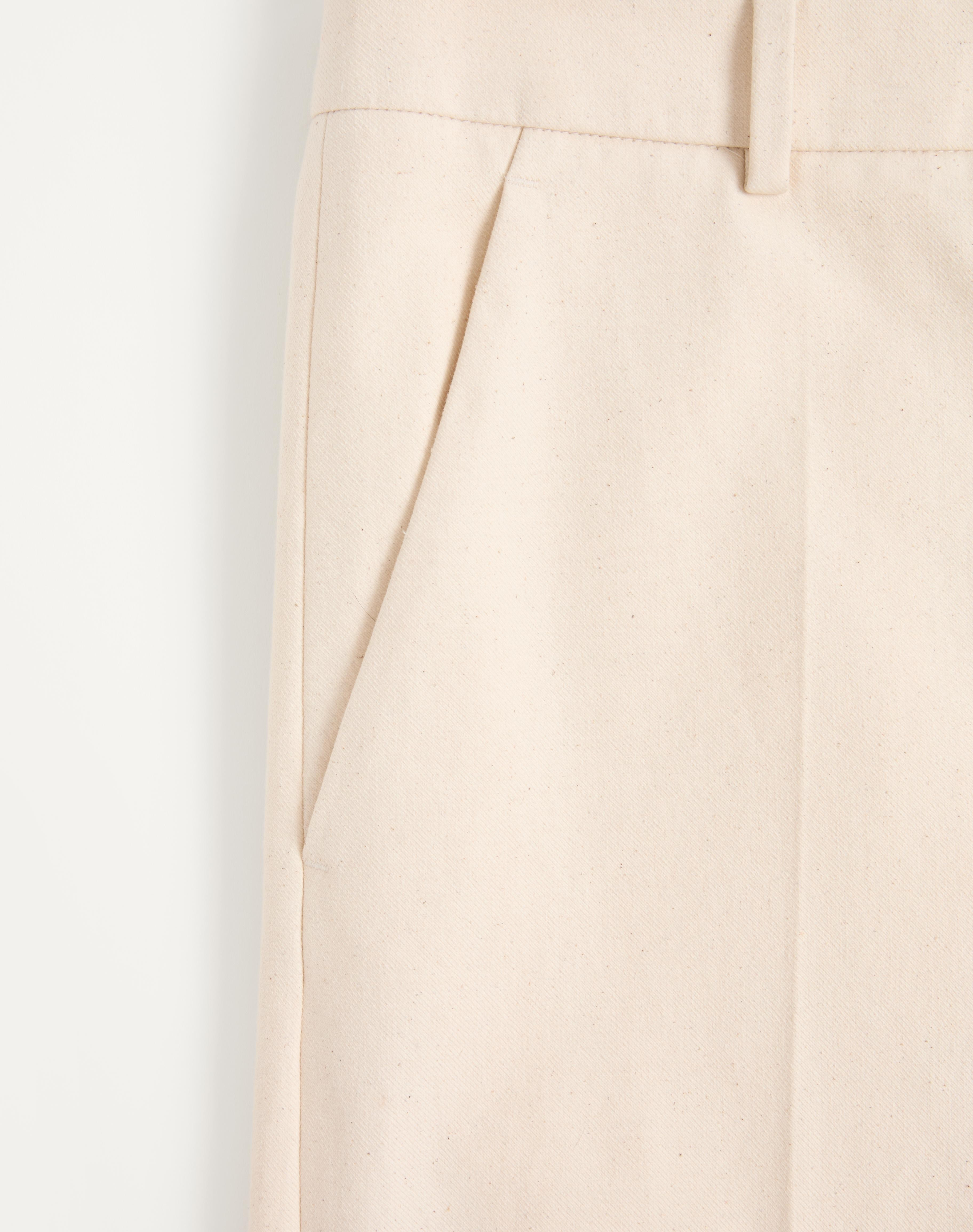 CUFFED COTTON CANVAS PANTS - 6