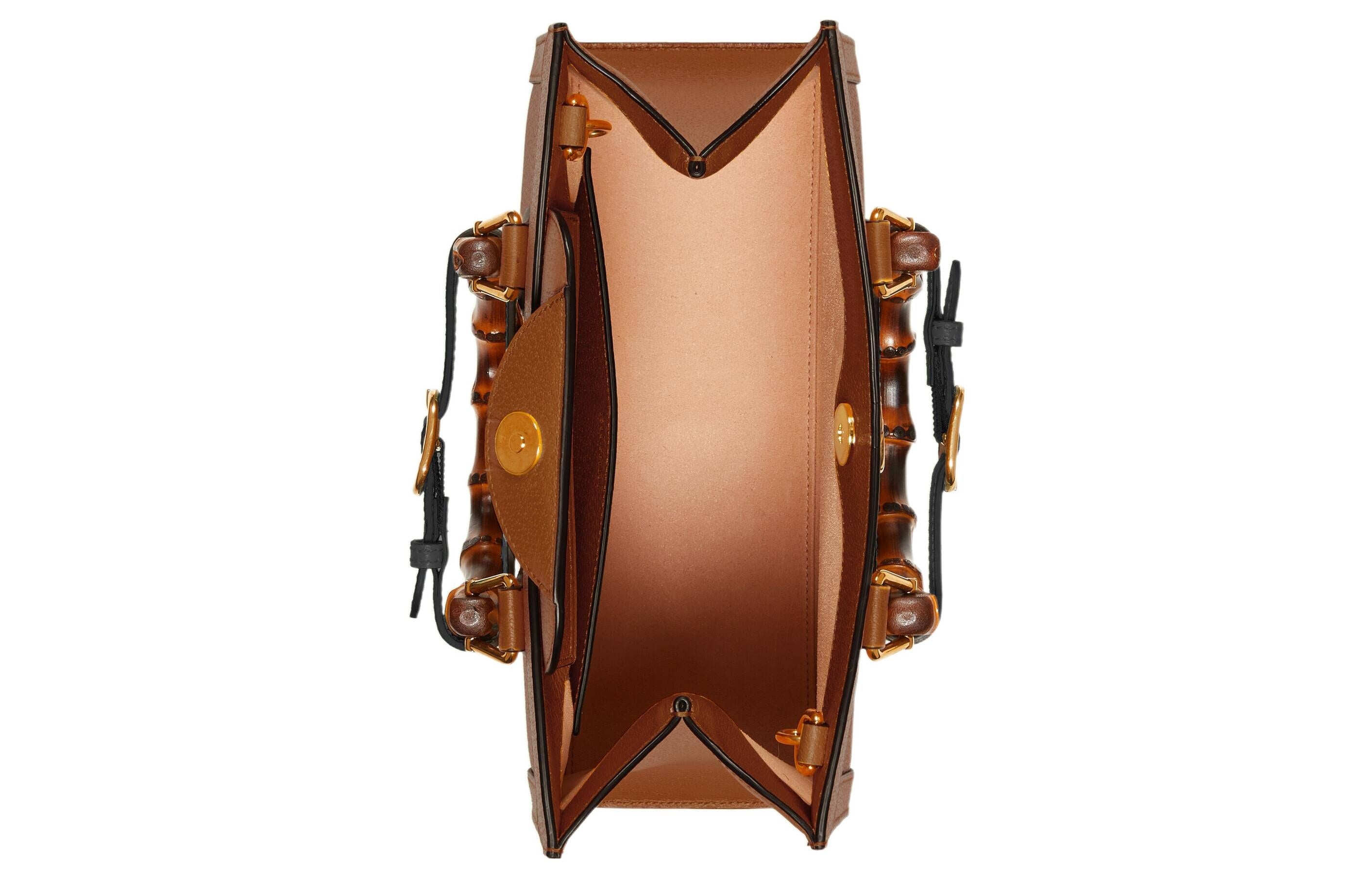 (WMNS) Gucci Diana Small Tote Bag 'Brown' 702721-U3ZDT-2185 - 7