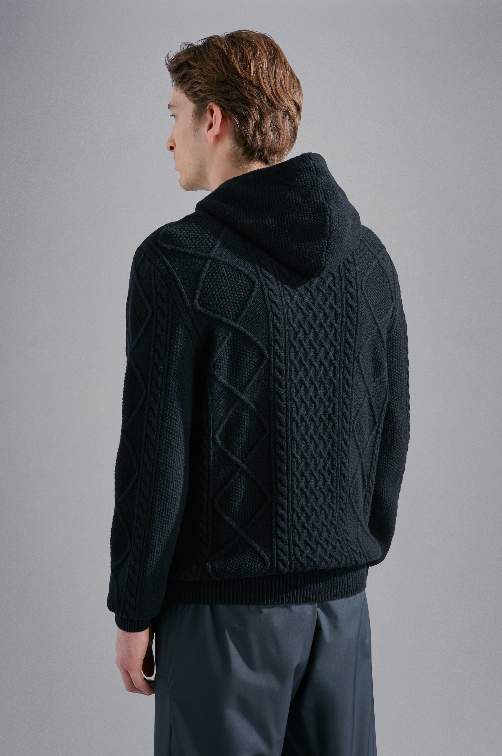 RE-WOOL HOODIE SWEATER - 3