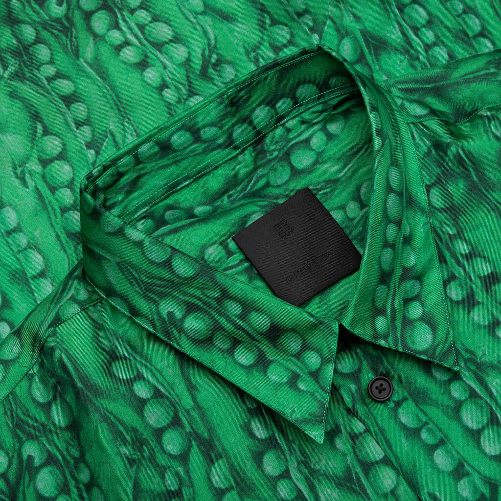 HAWAII SHIRT W/ FRONT POCKET - GREEN - 3