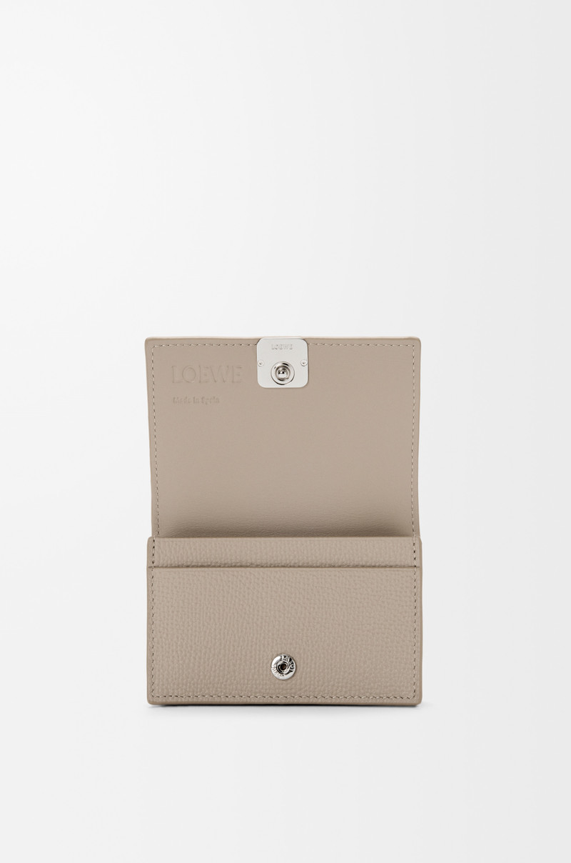 Loewe Anagram business cardholder in pebble grained calfskin outlook