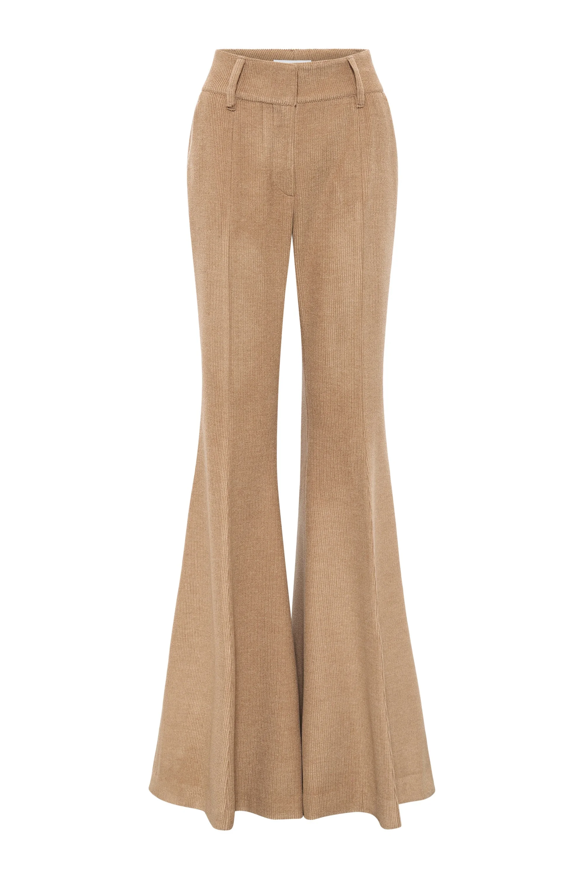 Rhein Pant in Camel Cashmere Wool Corduroy - 1