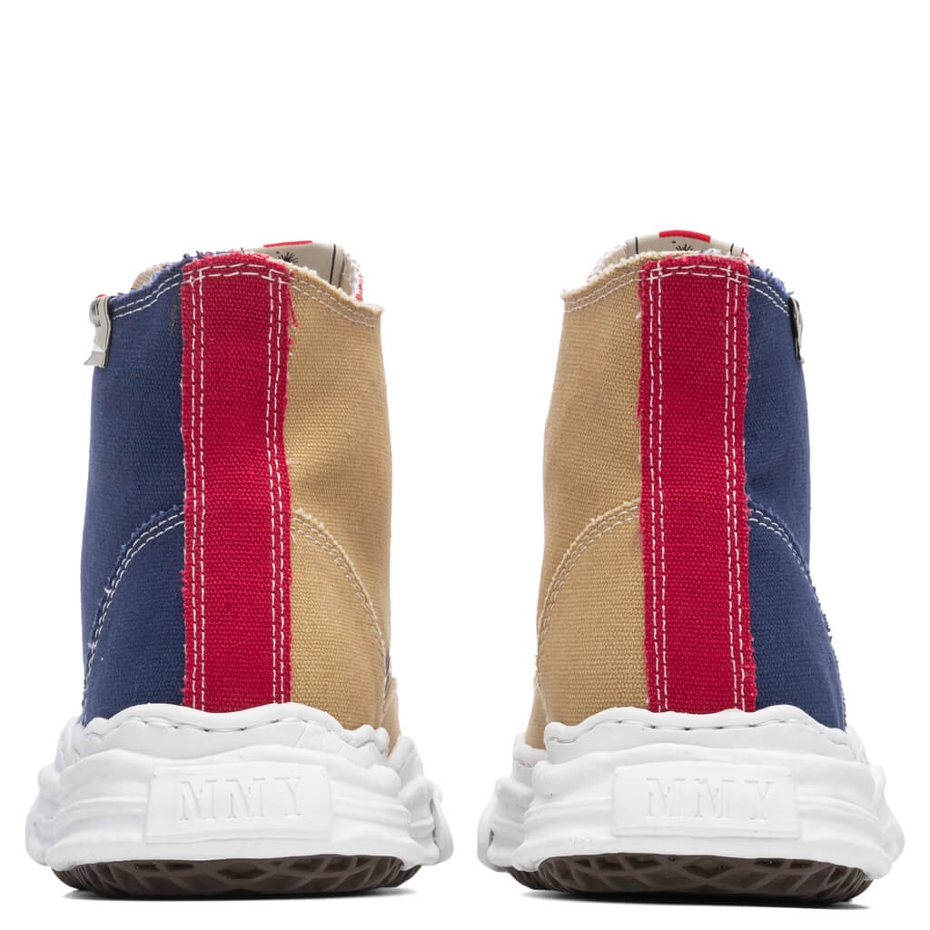 ORIGINAL SOLE TOE CAP HI SNEAKER - NAVY/BEIGE - 4