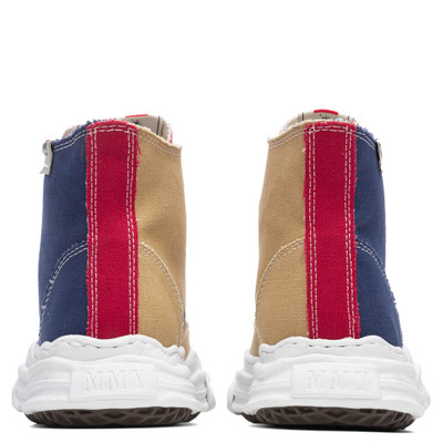 Maison MIHARAYASUHIRO ORIGINAL SOLE TOE CAP HI SNEAKER - NAVY/BEIGE outlook