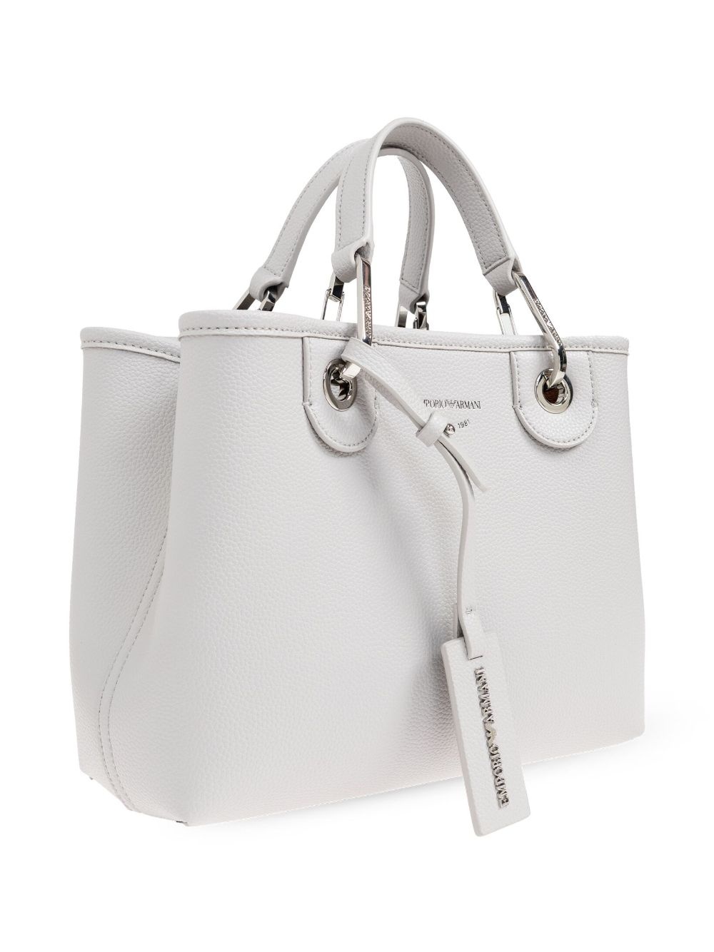 logo-debossed tote bag - 4