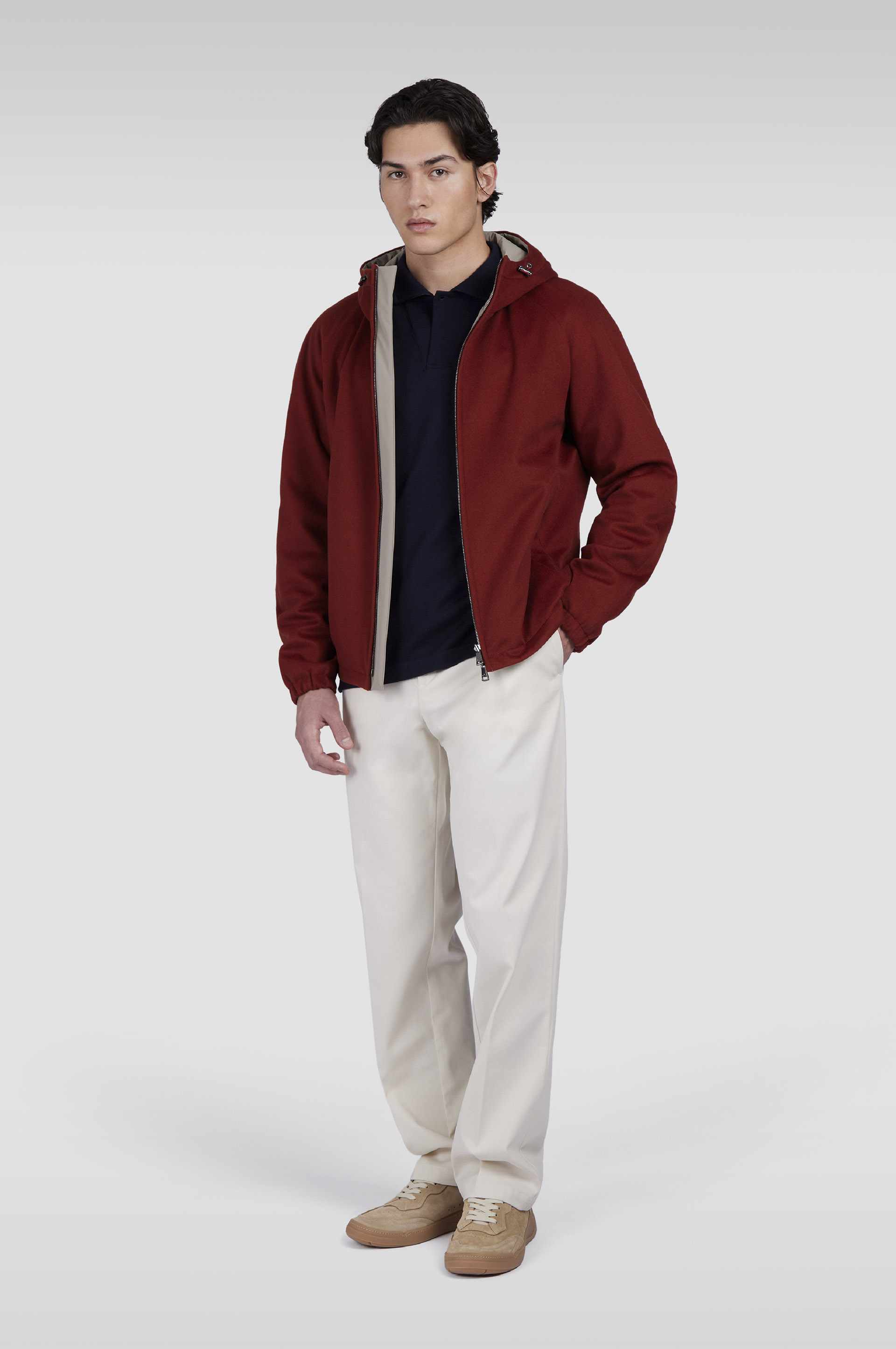 REVERSIBLE JACKET IN CASHMERE AND TYPHOON® - 2