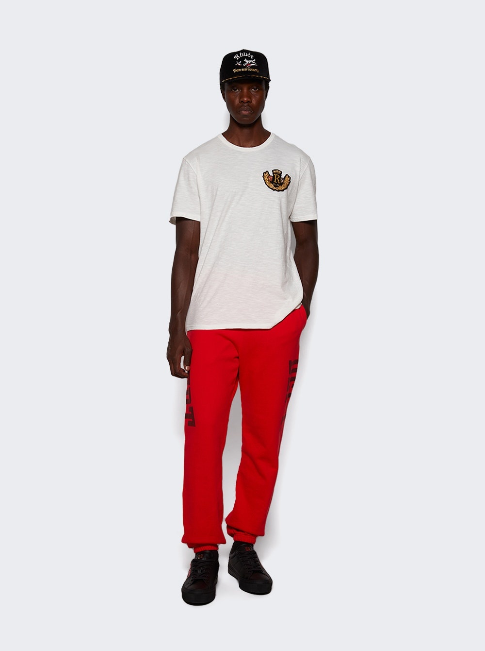 Rhude Crest Tee White - 2