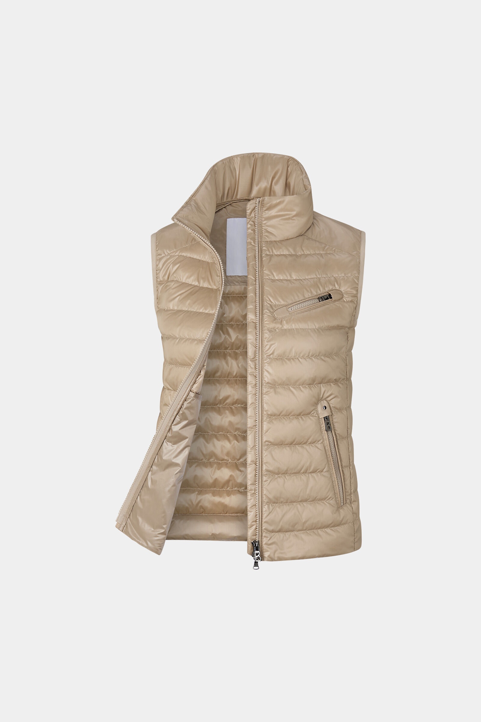 Florisa lightweight down vest in Beige - 7