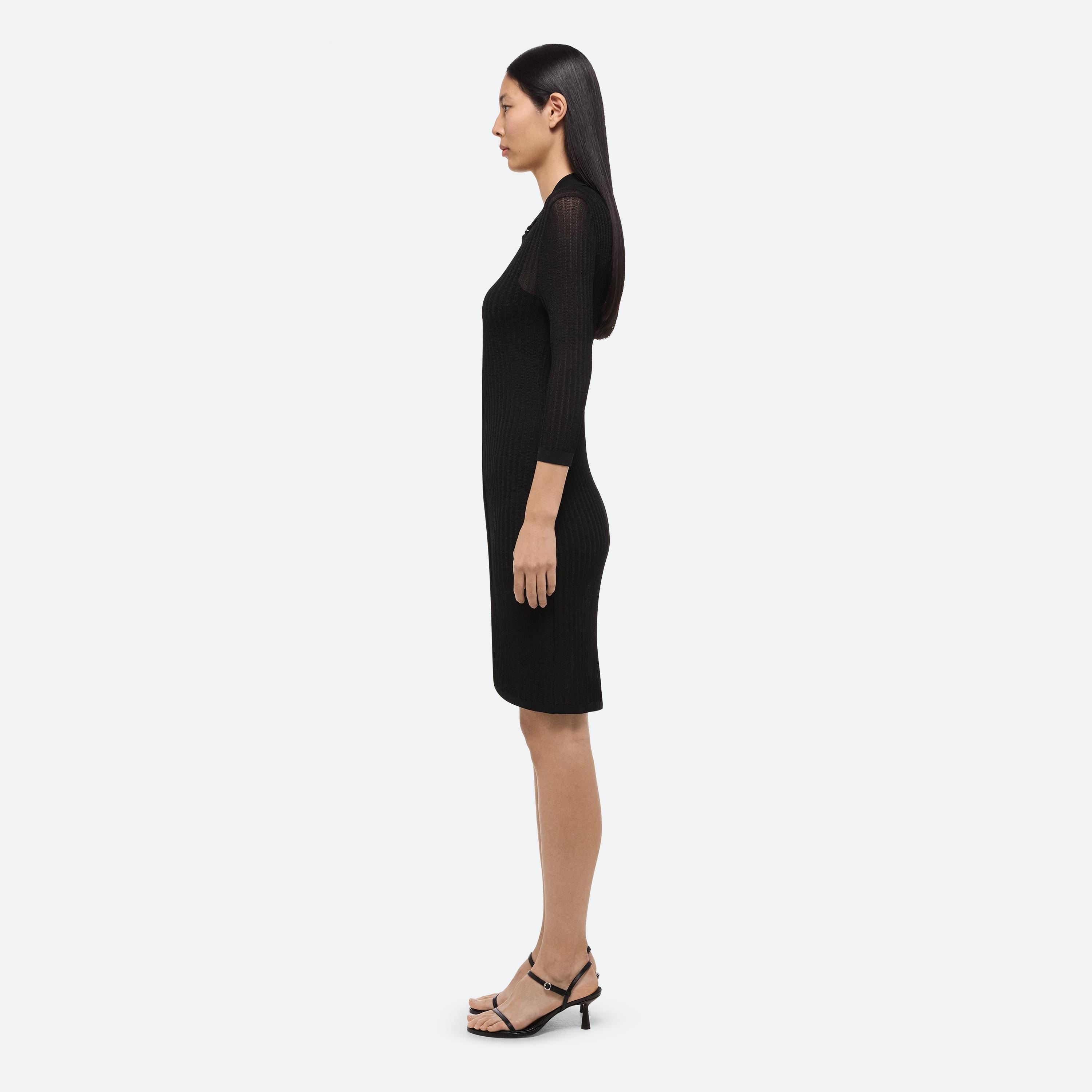 POINTELLE POLO DRESS - 4