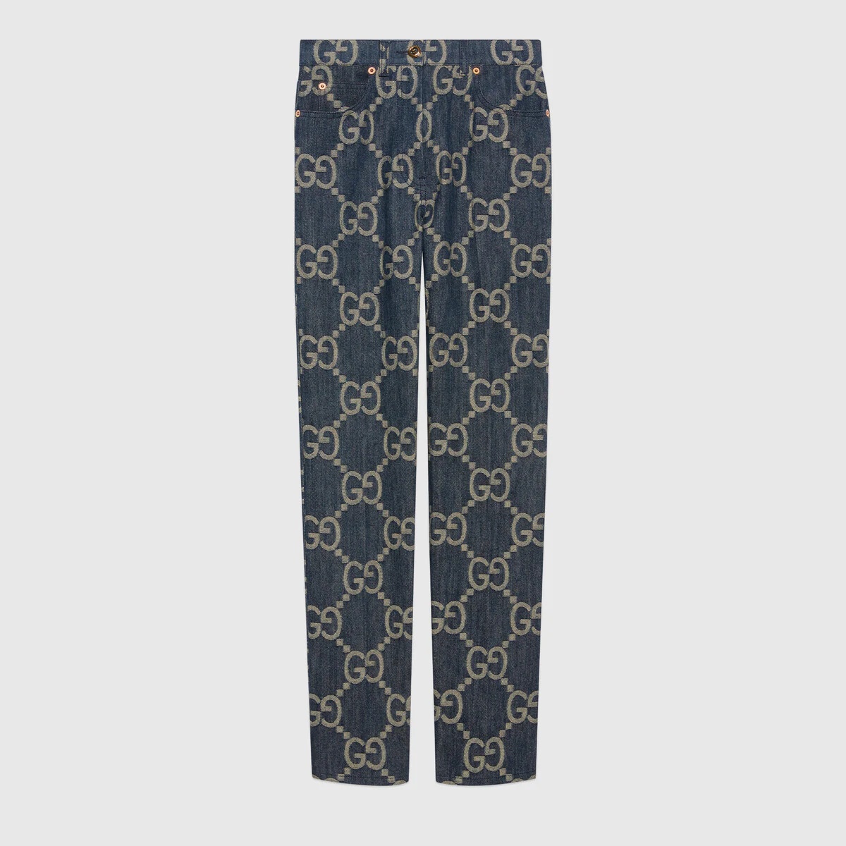 Jumbo GG denim pants - 1