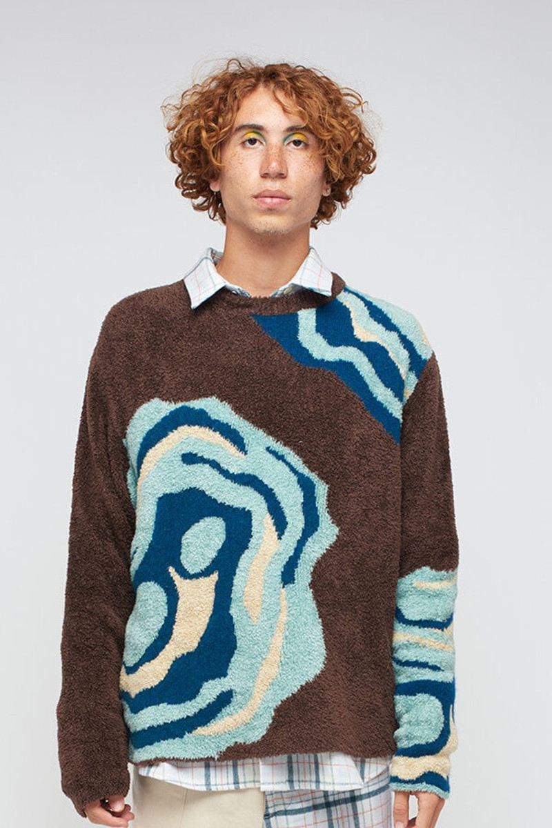 The Elder Statesman OLLIO GEODE CREW outlook