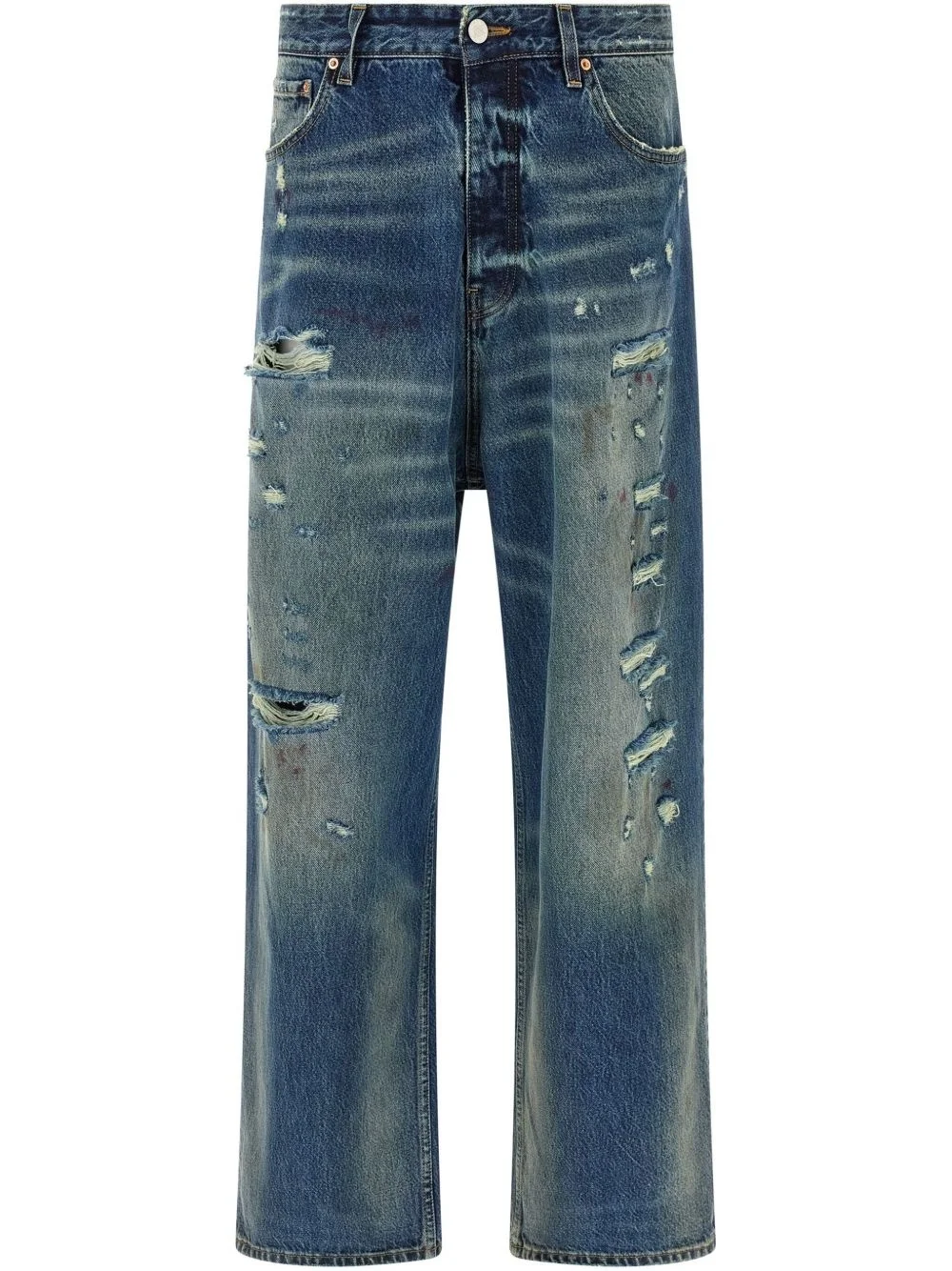 cotton baggy jeans - 1