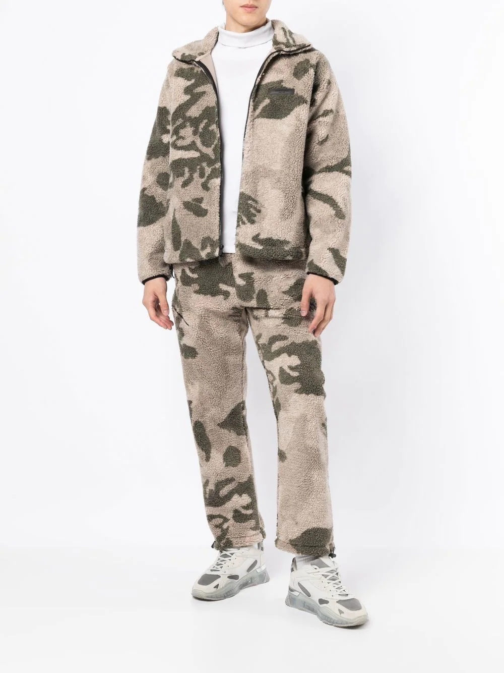 Camouflage fleece jacket - 2