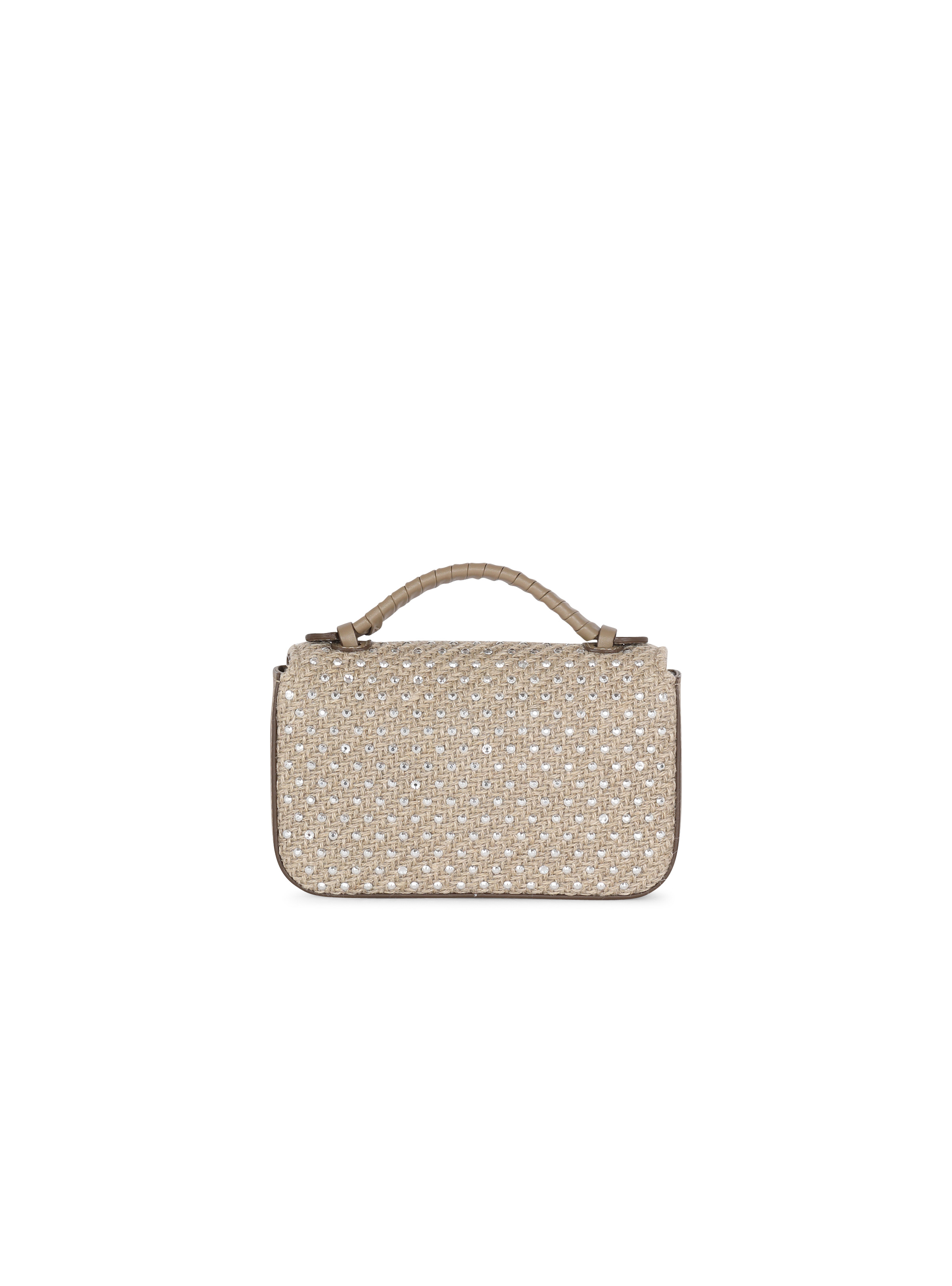 B-Buzz Mini raffia bag with rhinestones - 4