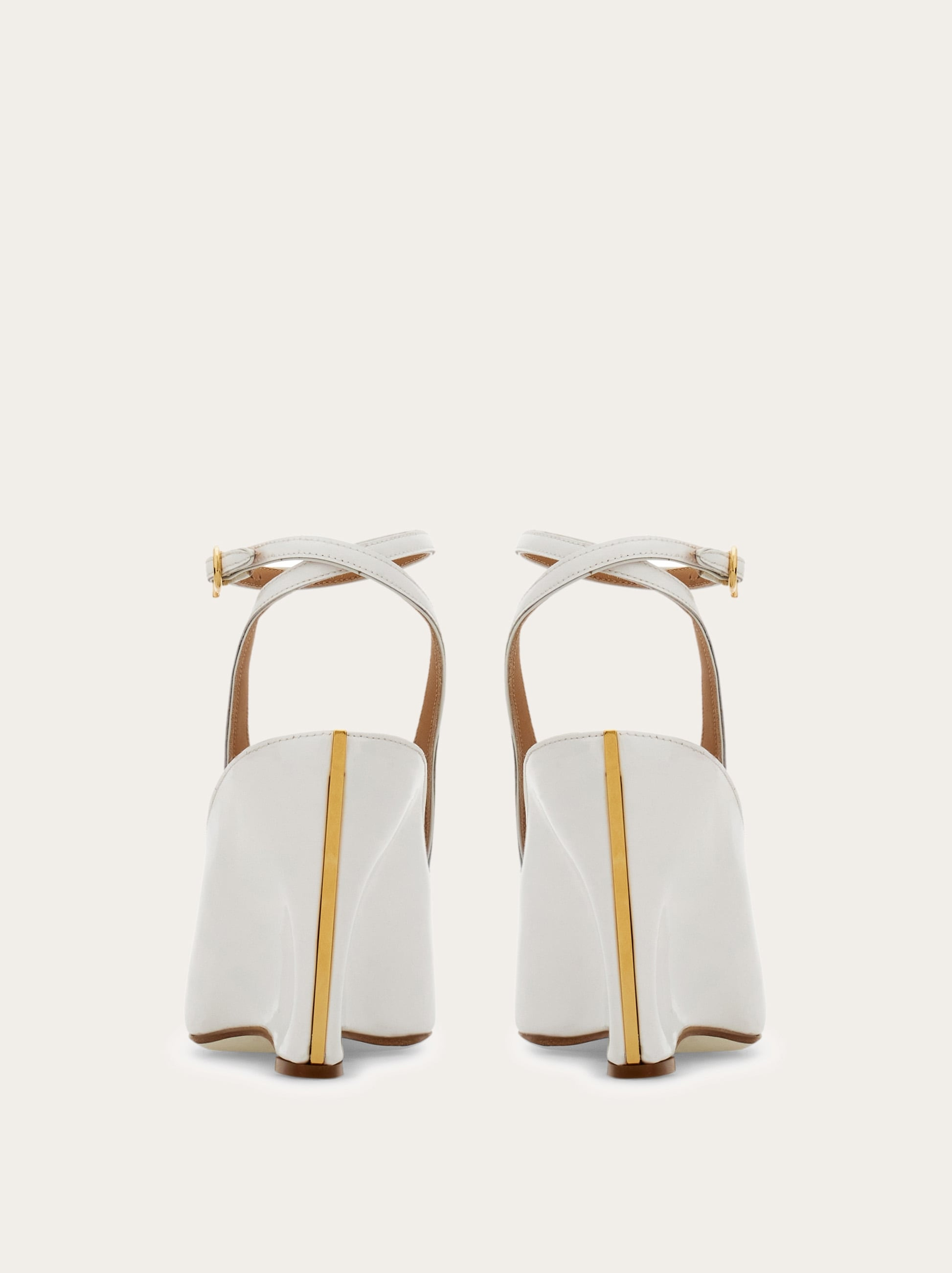 Peep toe wedge sandal - 5