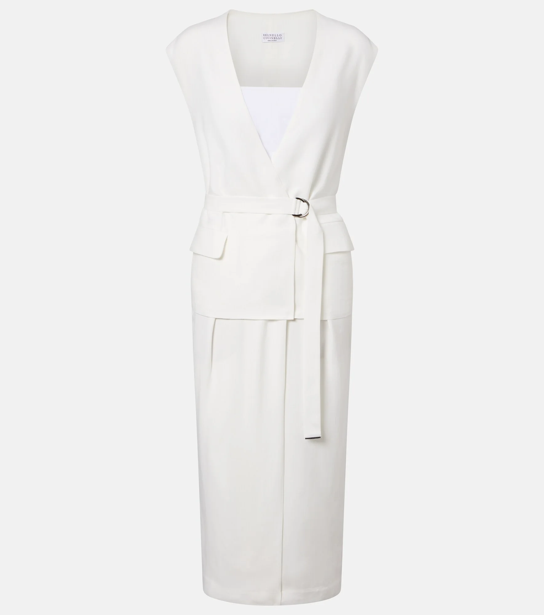 Belted wrap dress - 1