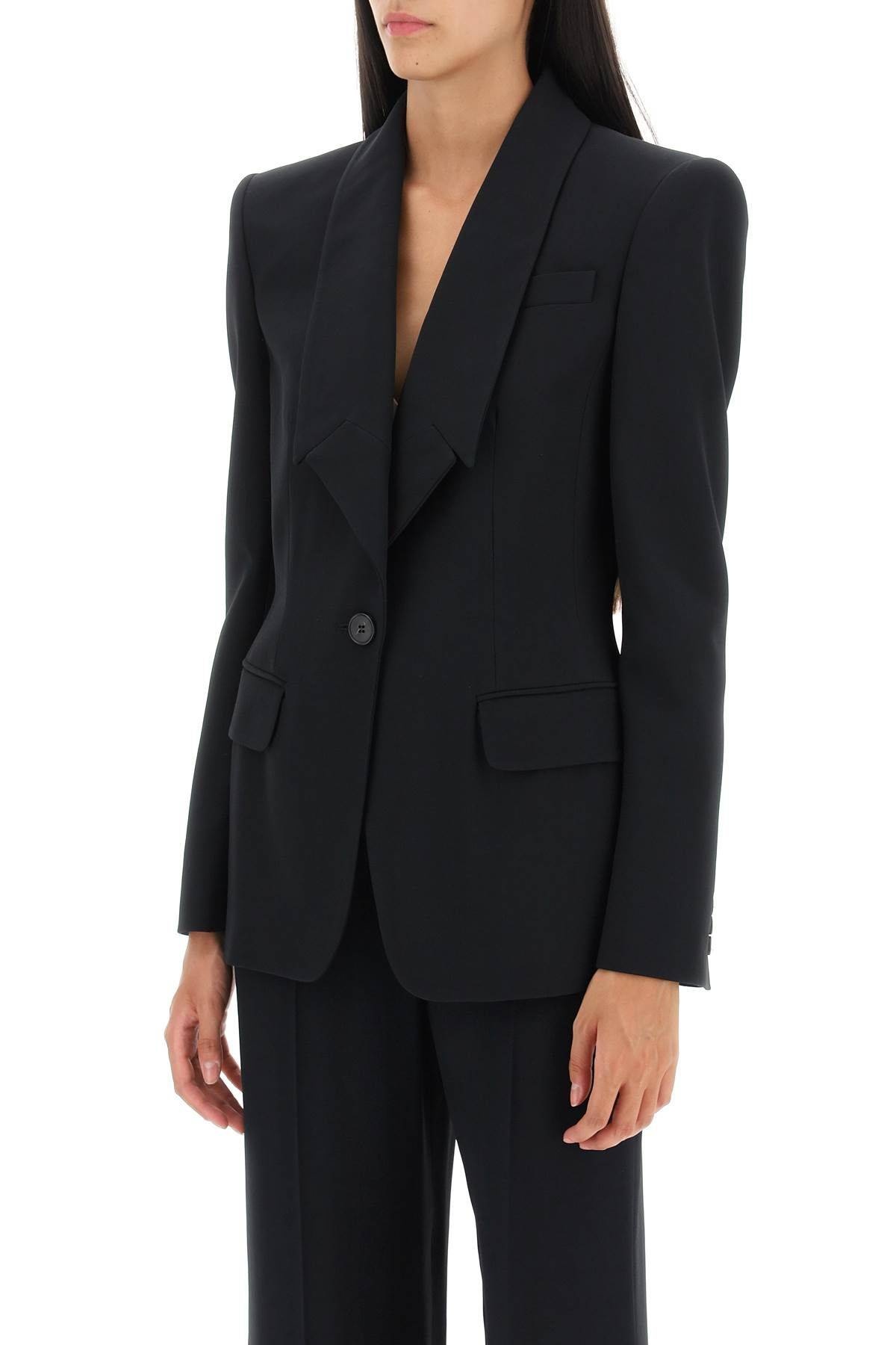 UPSIDE-DOWN LAPEL JACKET - 5