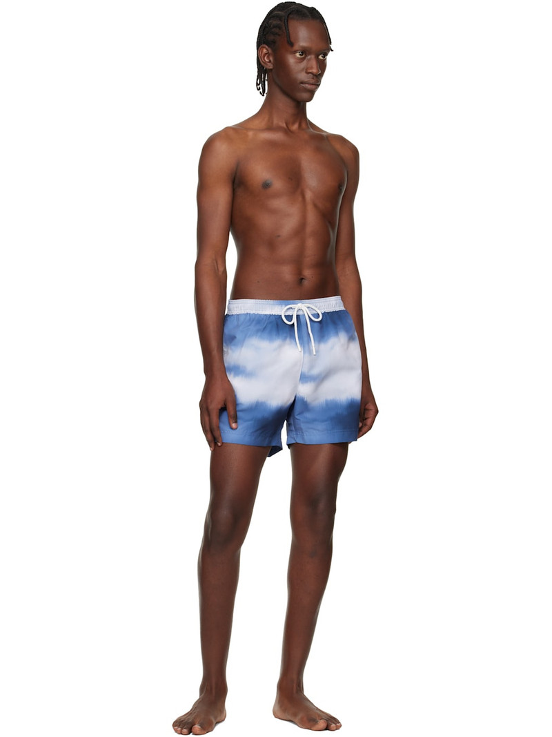 BOSS Blue Printed Swim Shorts outlook
