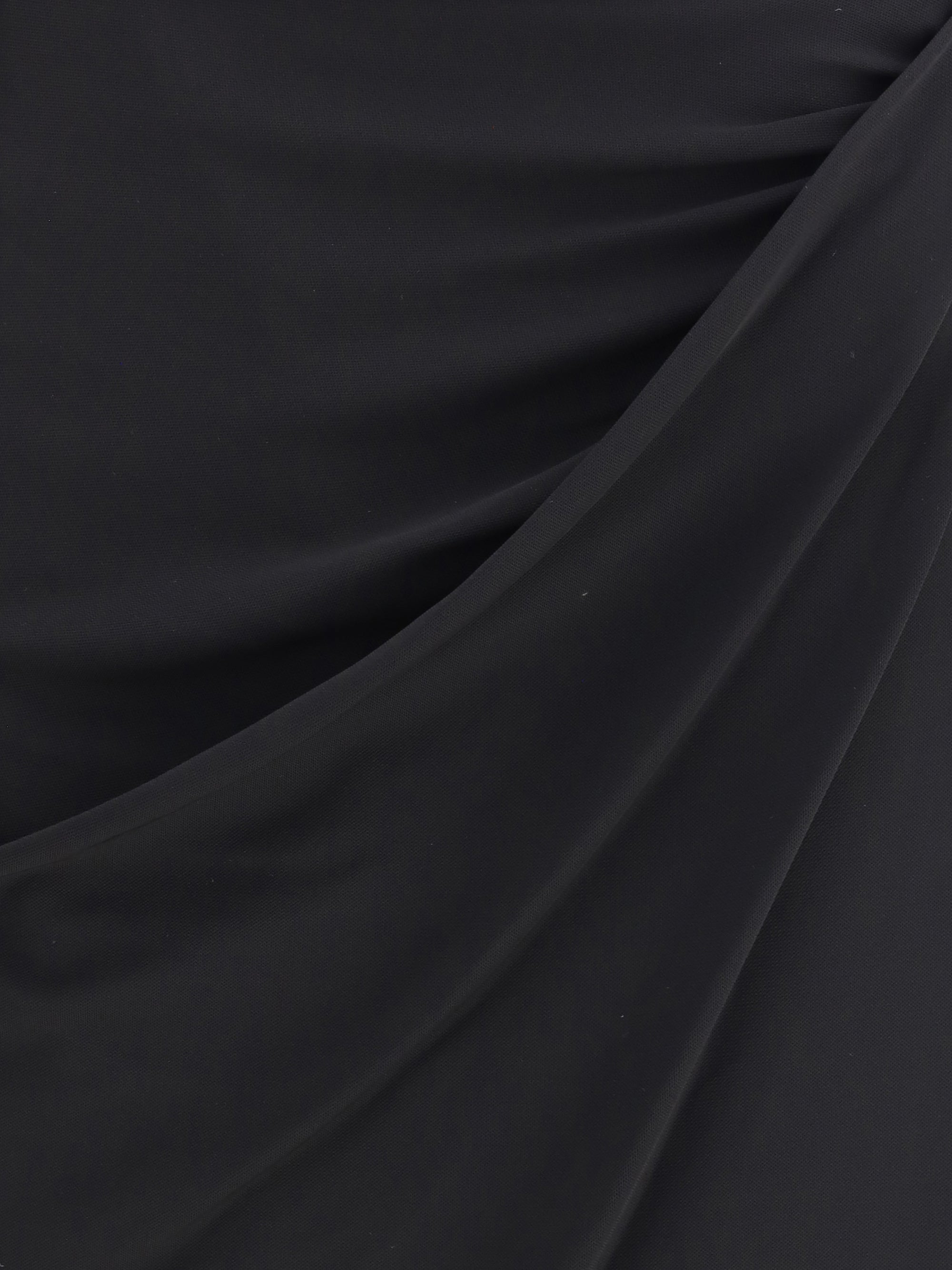 Versace Women Draped Jersey Skirt - 3