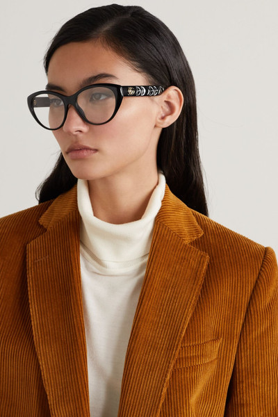 GUCCI Cat-eye acetate optical glasses outlook