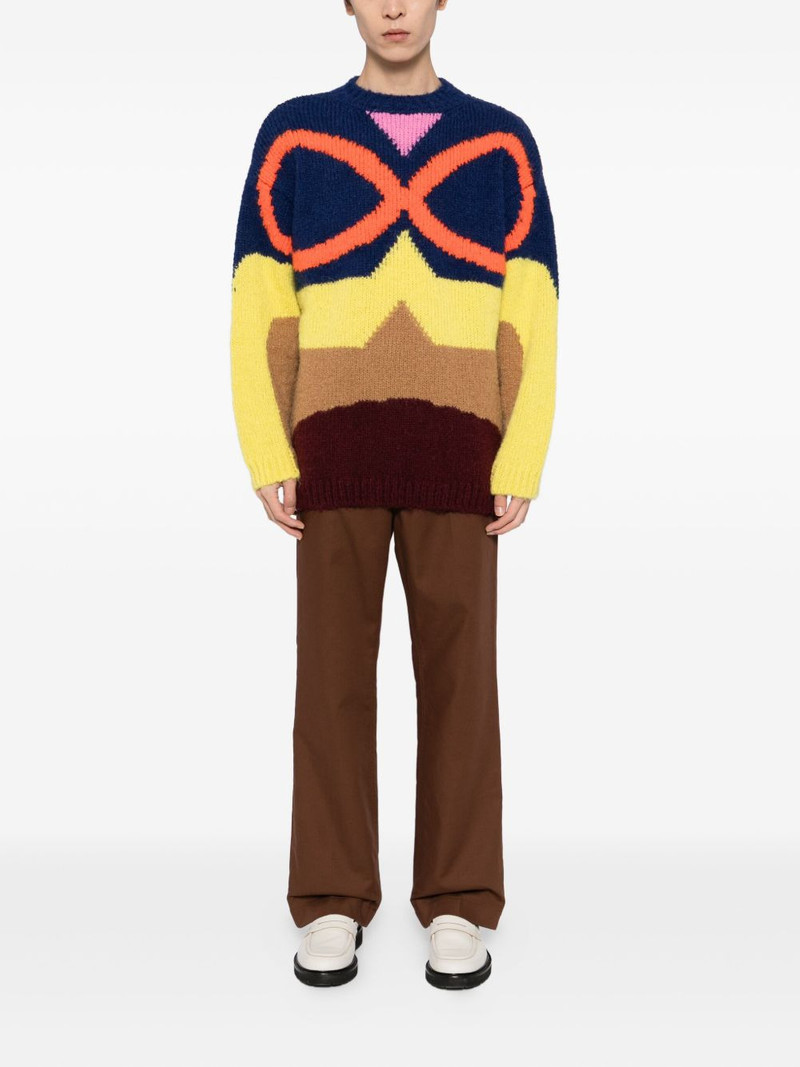 Walter Van Beirendonck Face jumper outlook