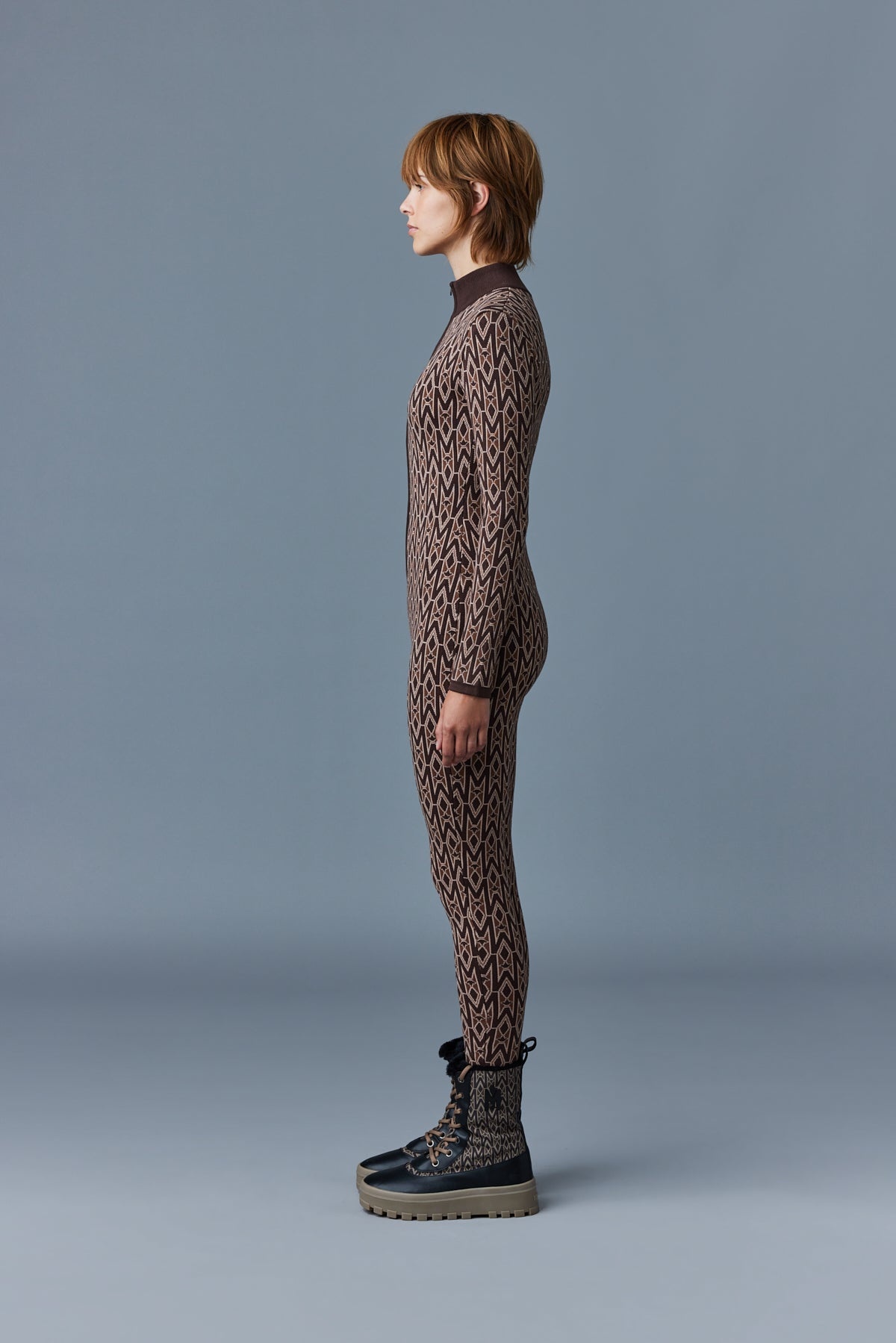KYM Agile-360 double-knit monogram jumpsuit - 4