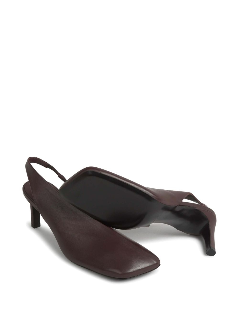 70mm leather pumps - 4
