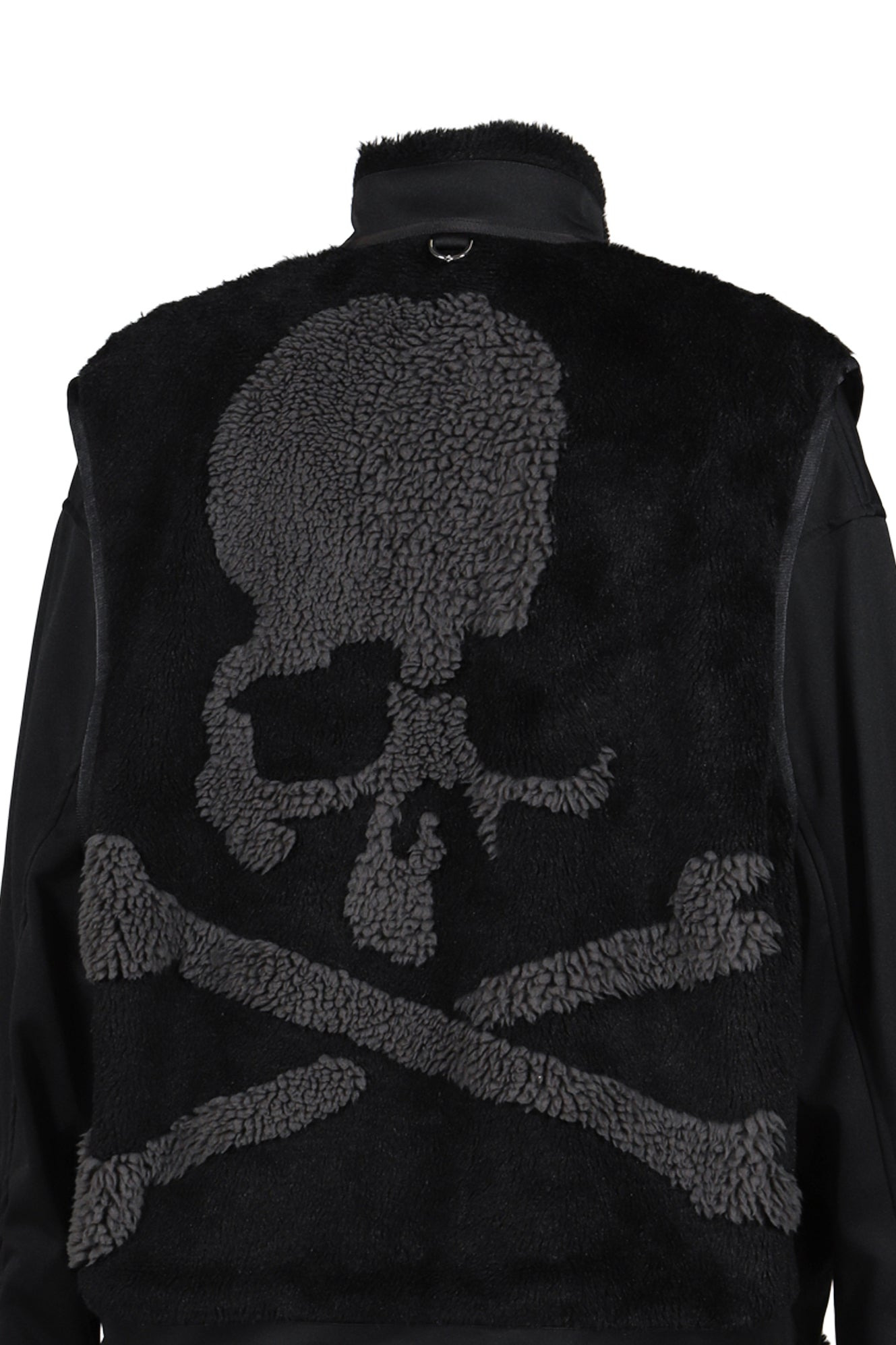 LAYERED SHERPA JACKET / BLK - 5
