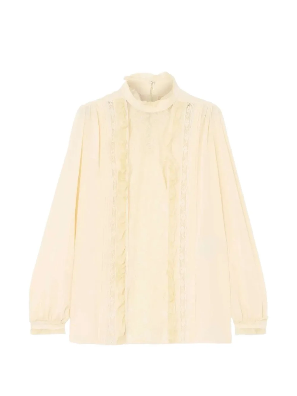 lace ruffled shirt - 1