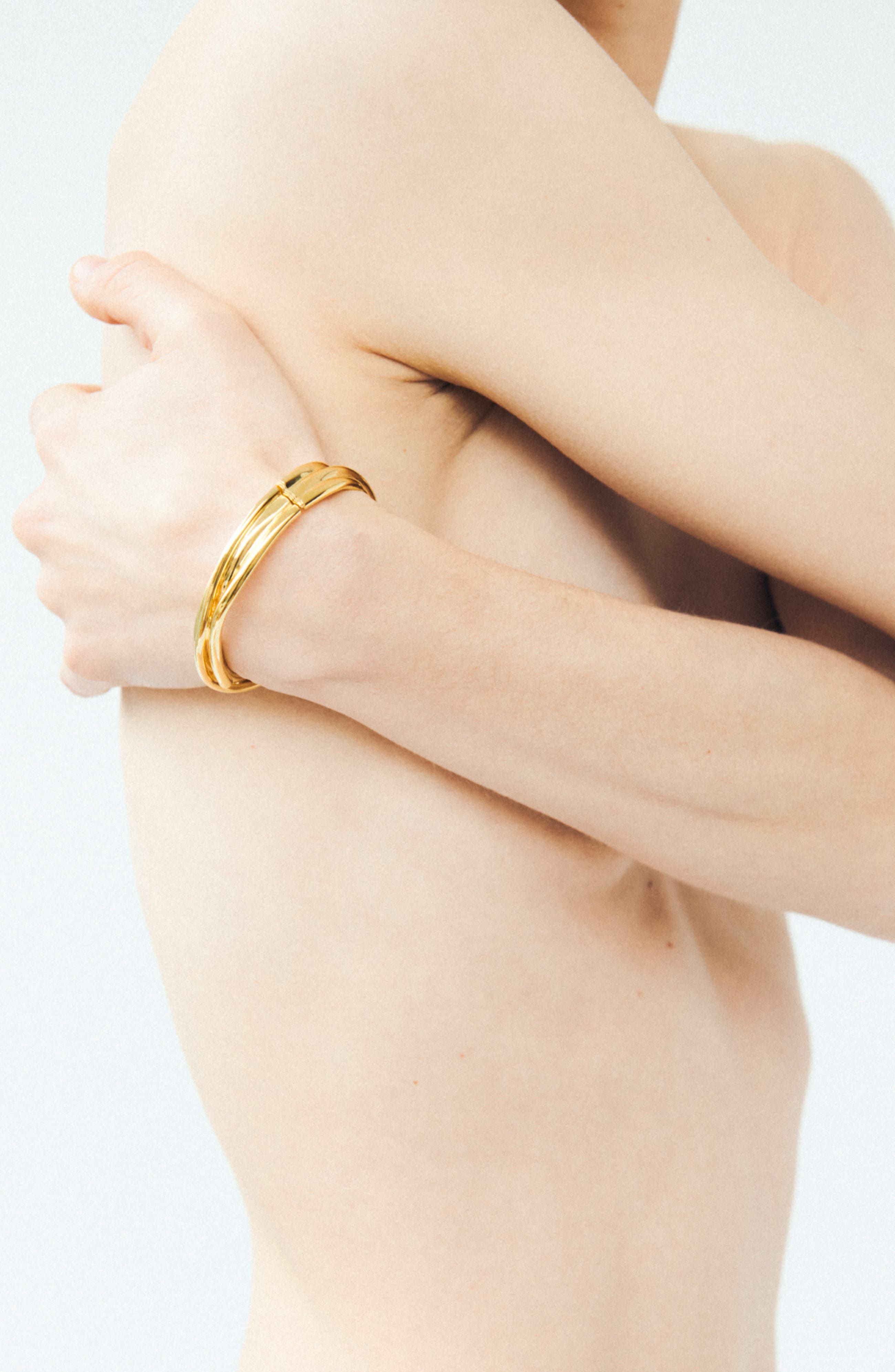 COMPLETEDWORKS Coil Hinged Bangle in 18Ct Gold Plated at Nordstrom - 4