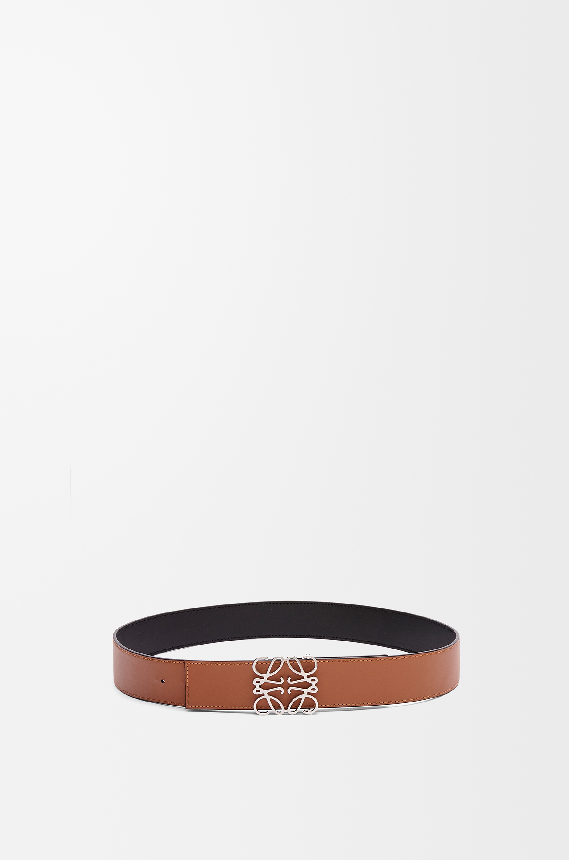 Reversible Anagram belt in smooth calfskin - 3