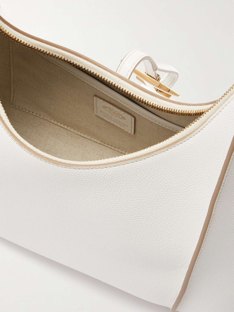 Textured-leather shoulder bag 5