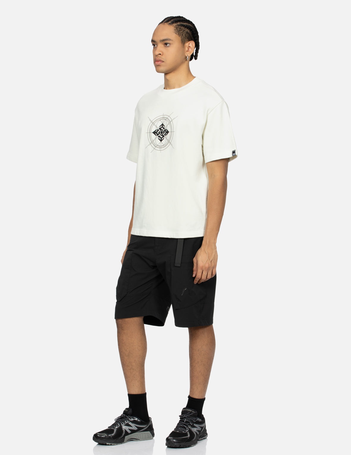 Deconstructed Multi-Print Regular Fit Short-Sleeve Sweatshirt - 3