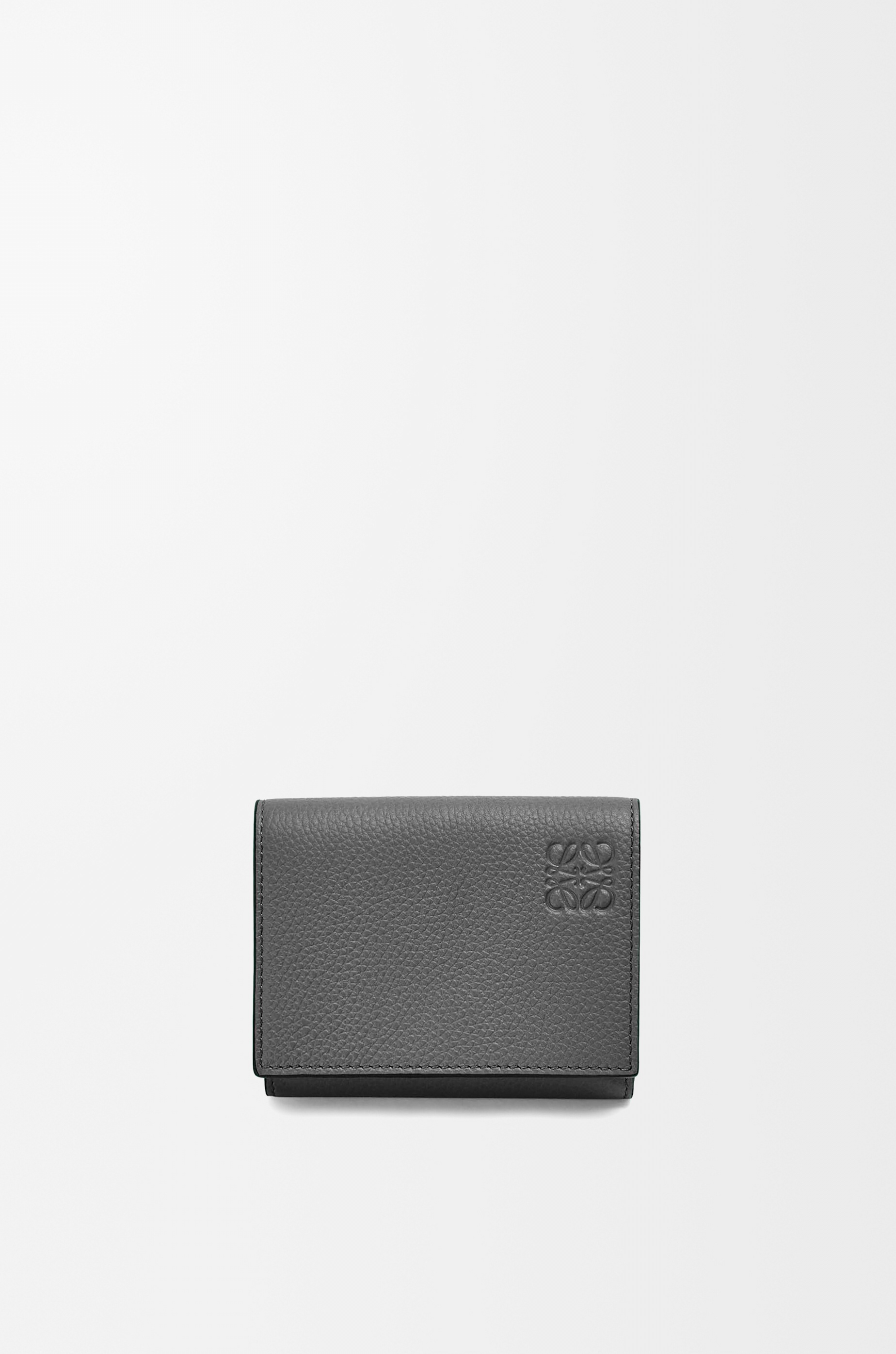Trifold wallet in soft grained calfskin - 1