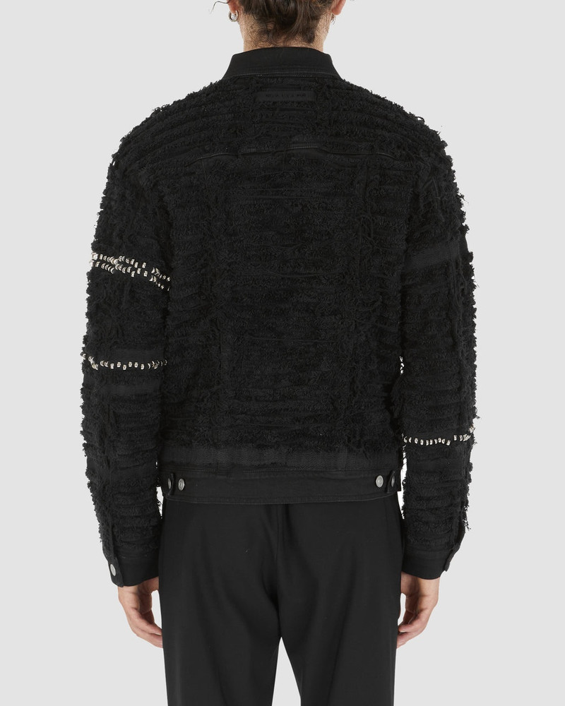 STUDDED DENIM JACKET BLACKMEANS 5