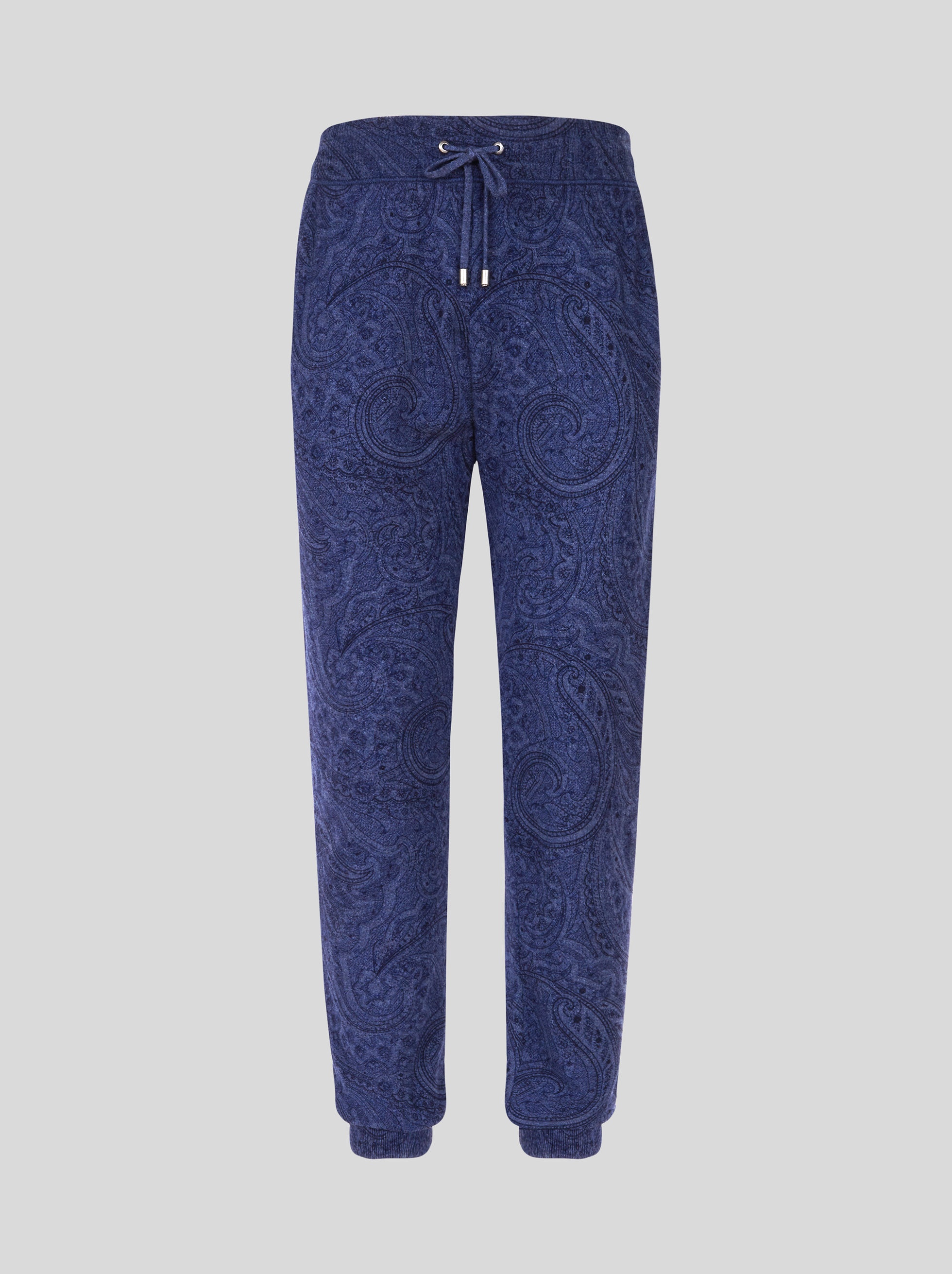 CASHMERE TROUSERS WITH PAISLEY PRINT - 1