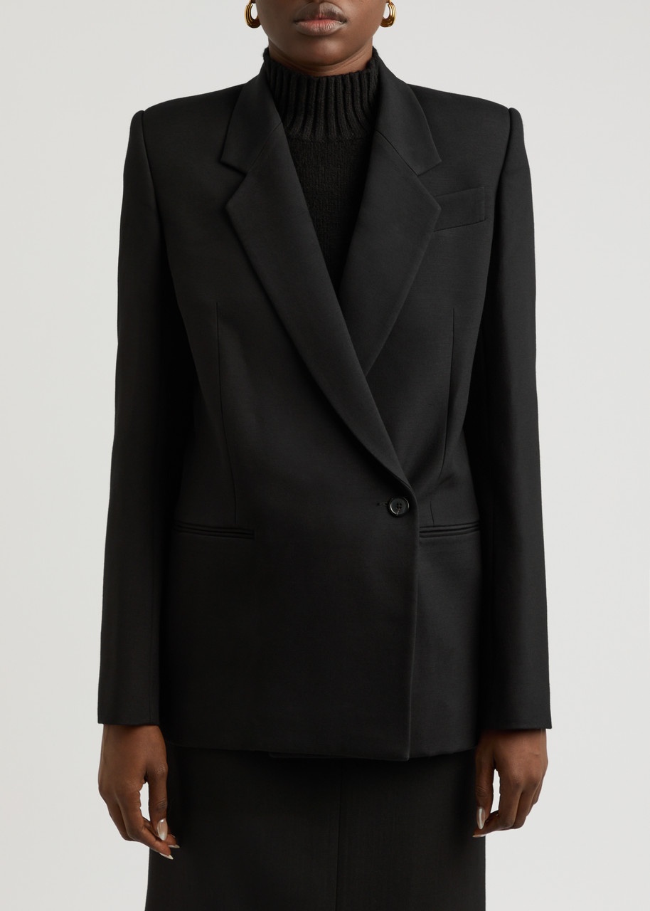 【関税込み】KHAITE WILLOW BLAZER KHAITE Khaite Willow Woven Blazer | harveynichols | REVERSIBLE