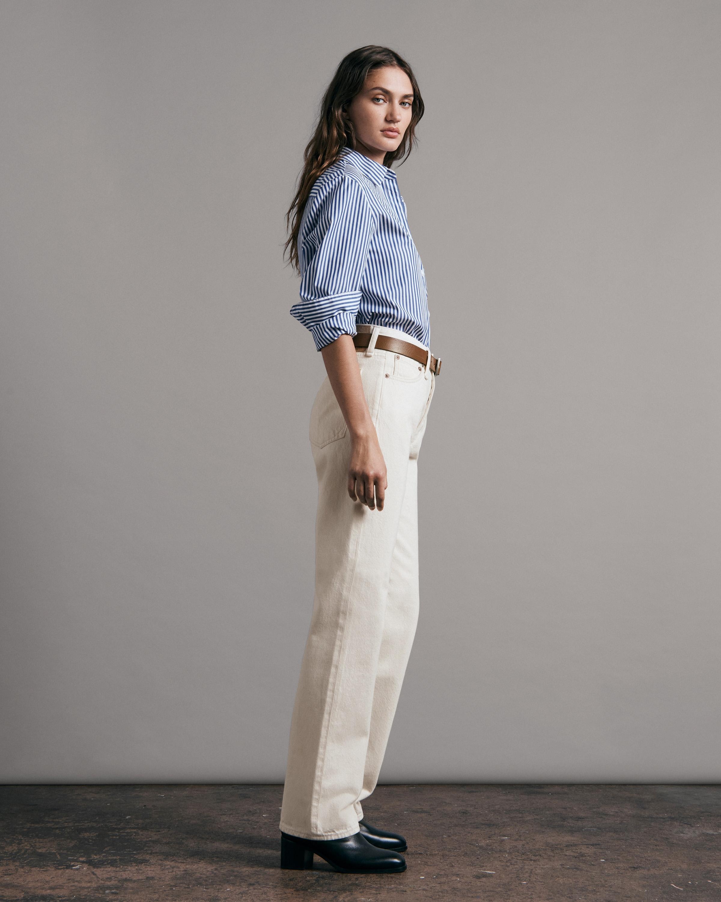 Alex High-Rise Straight - Ecru
Slim Fit Light Natural Jean - 4