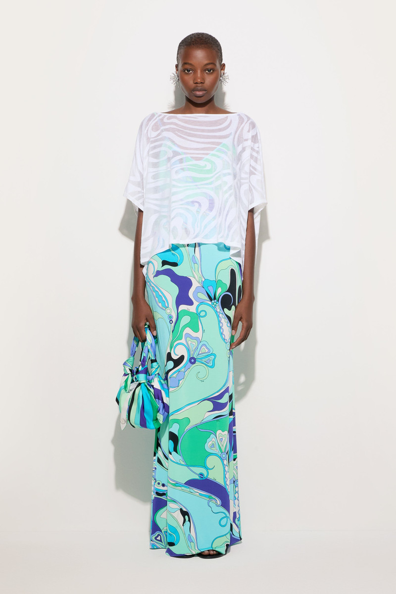PUCCI ORCHIDEE LONG DRESS WITH COVER-UP outlook
