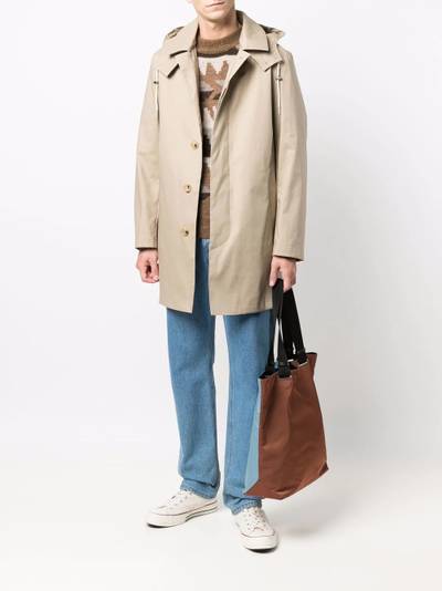 Mackintosh Cambridge short hooded coat outlook