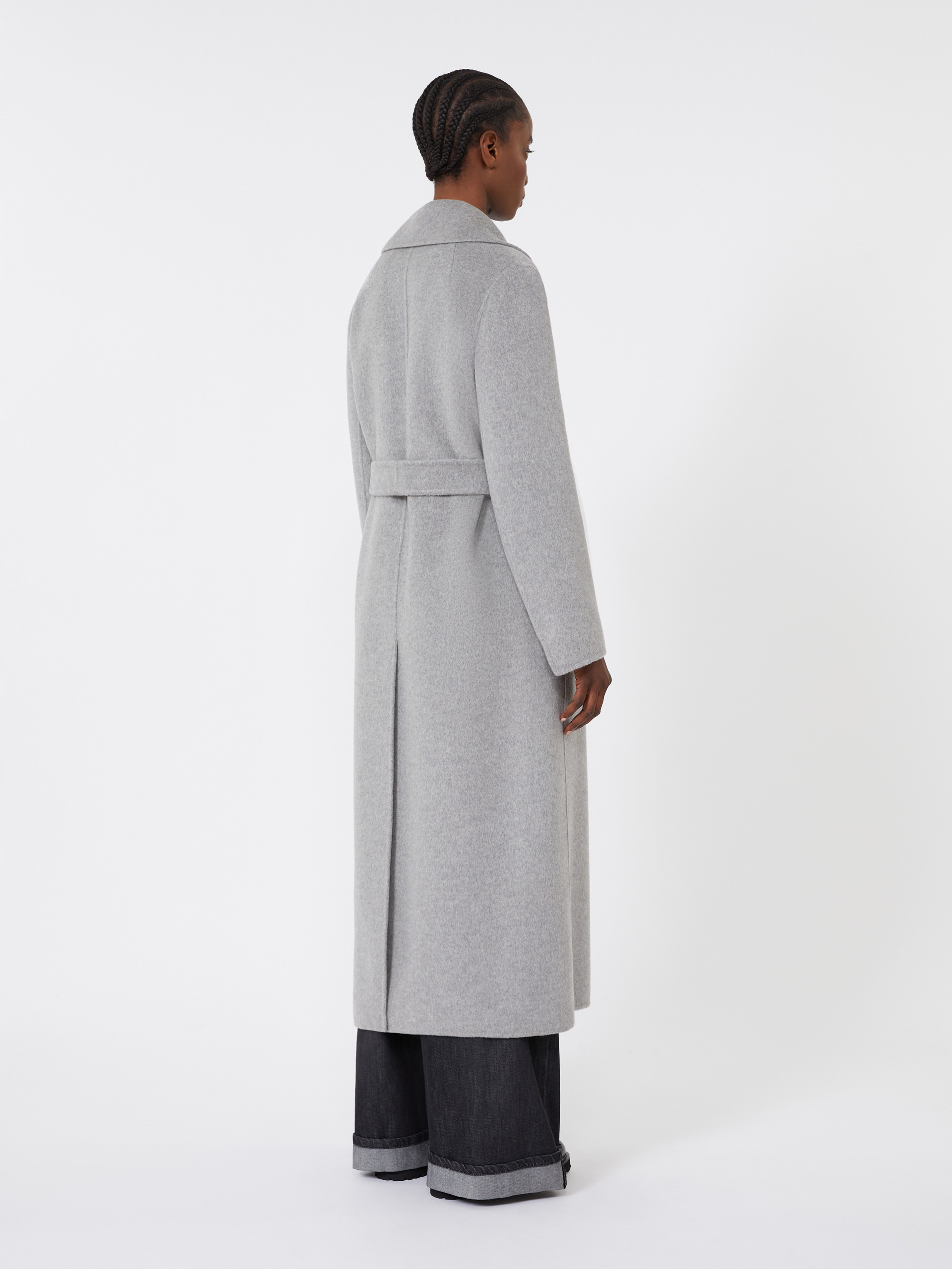 PAOLA Wool and cashmere coat with belt - 4