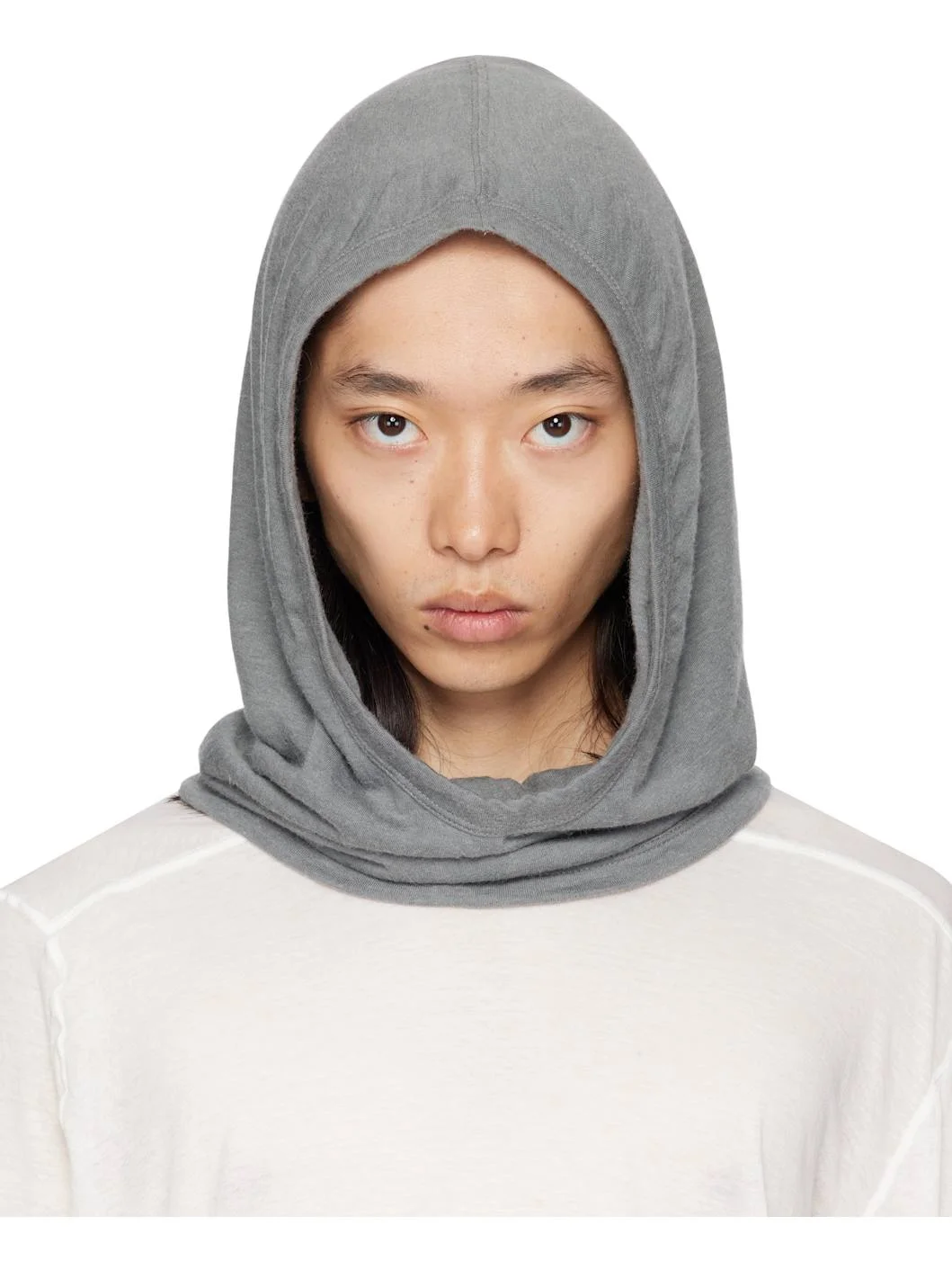 Gray Concordians Knit Hood - 1