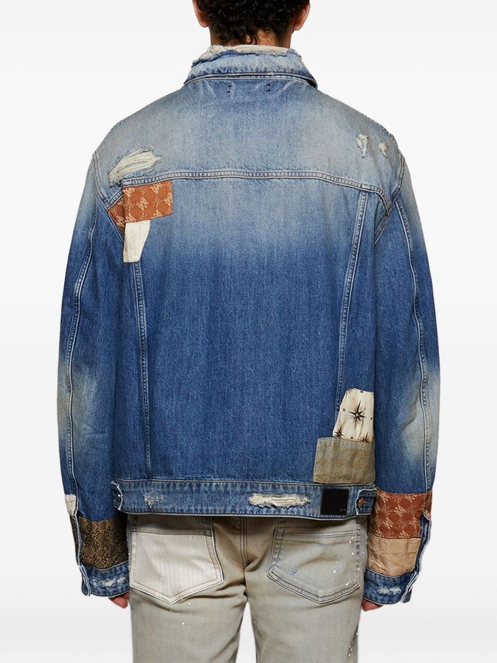 MA Quad patchwork denim jacket - 5