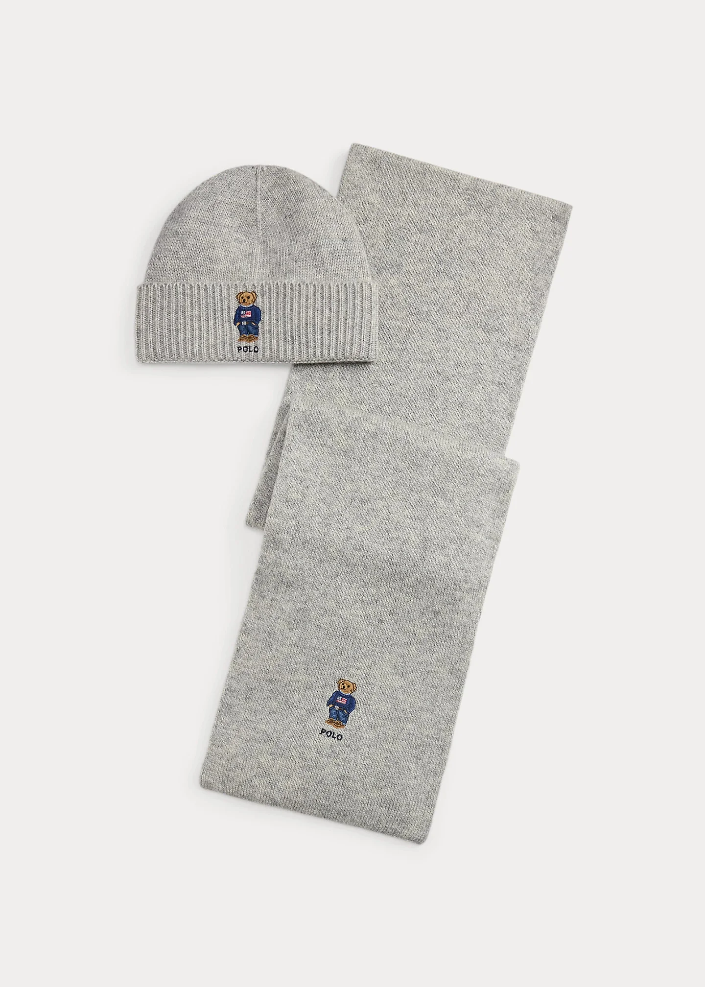 Polo Bear Beanie & Scarf Gift Set - 1