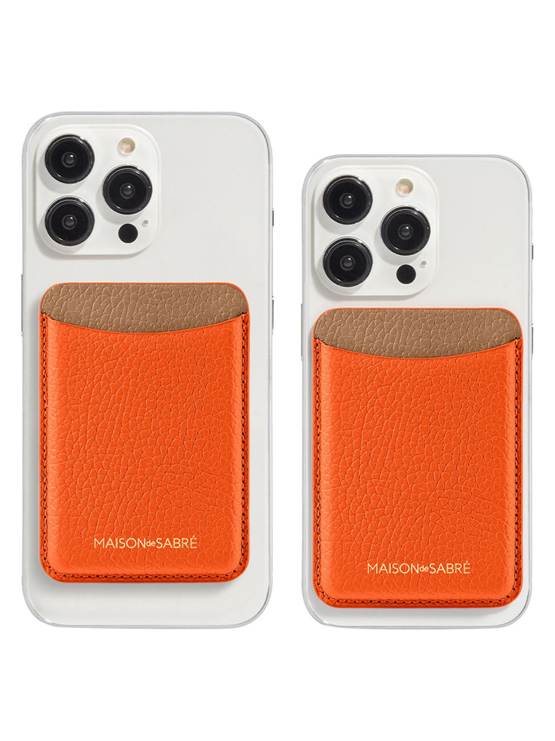 Leather MagSafe Wallet - Manhattan Sandstone 5