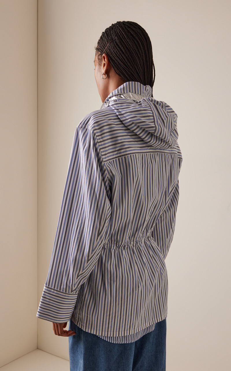 Striped Cotton Jacket stripe 4
