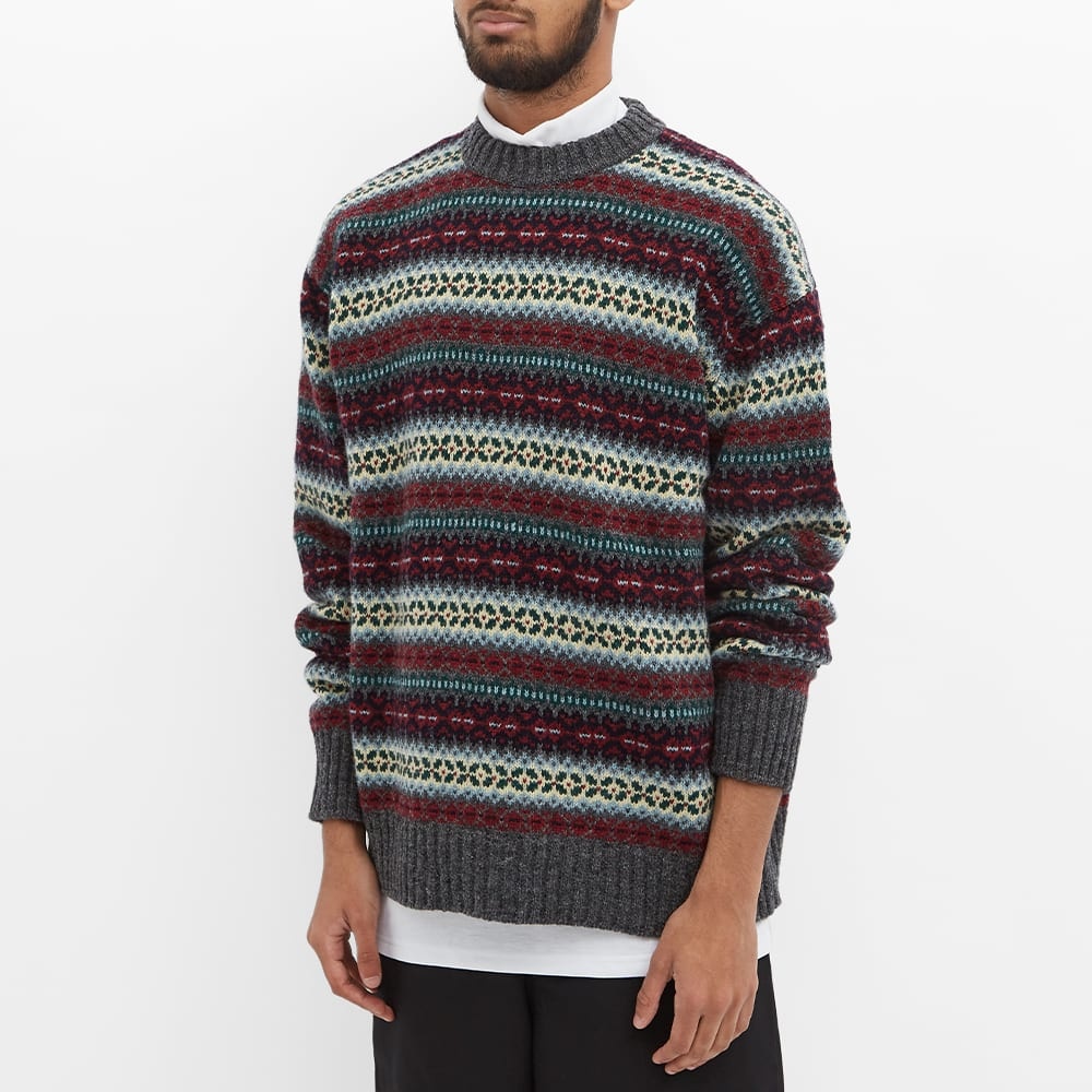 Junya Watanabe MAN Fair Isle Crew Knit - 3