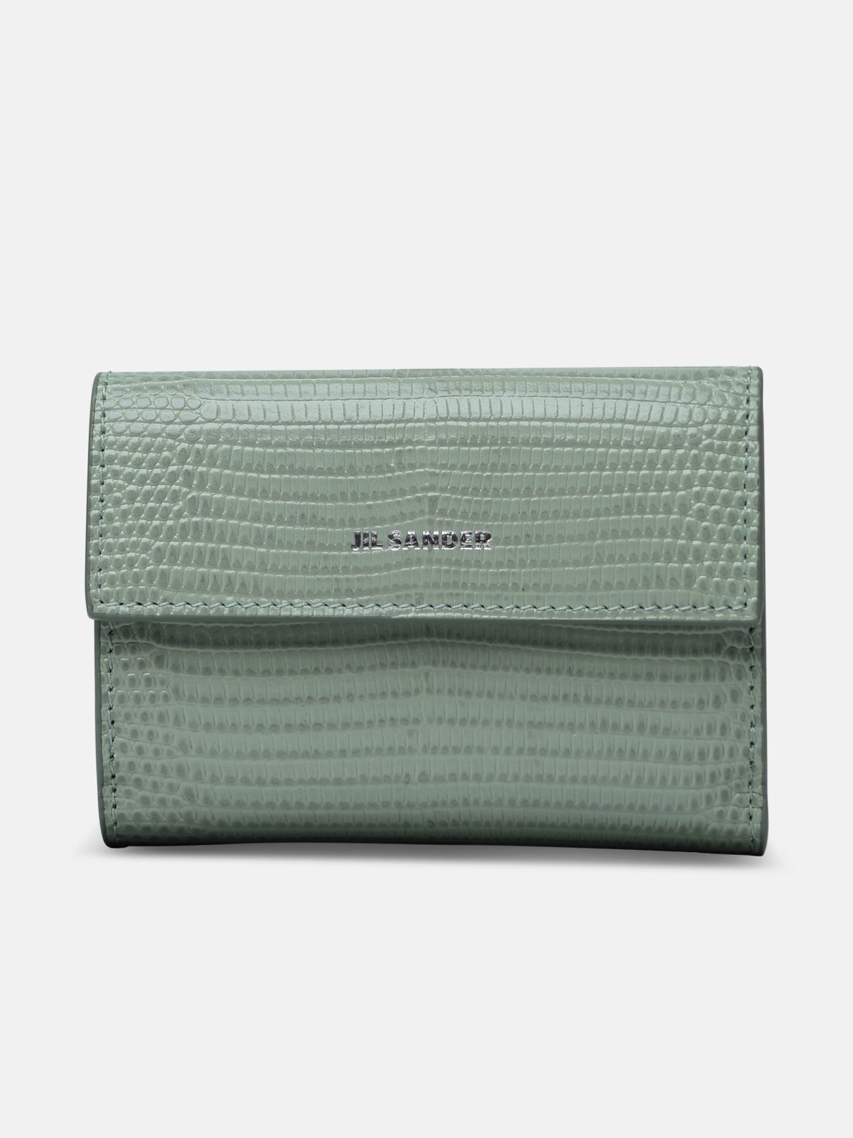 PASTEL GREEN CALF LEATHER WALLET - 1