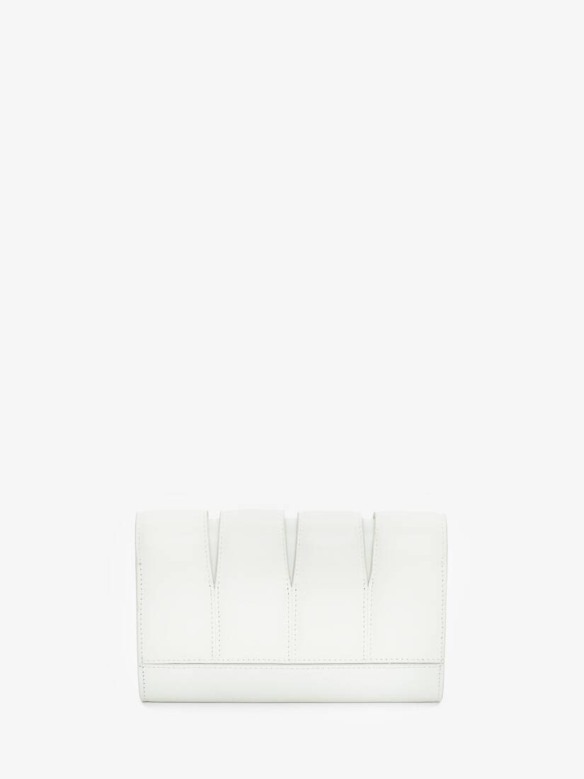 Women's The Slash Clutch in Ivory - 3